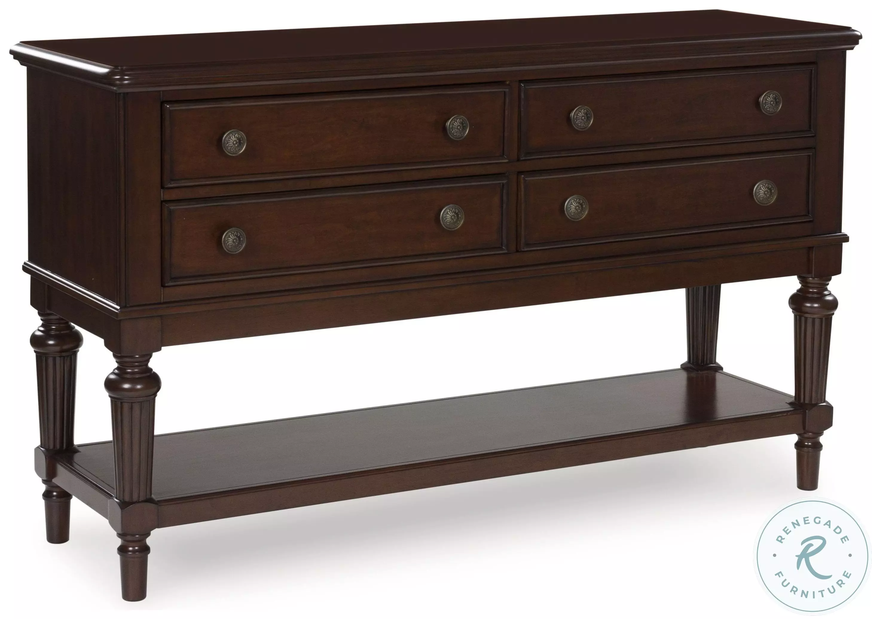 Lavinton Cherry Brown Server From Ashley Furniture | Coleman Furniture