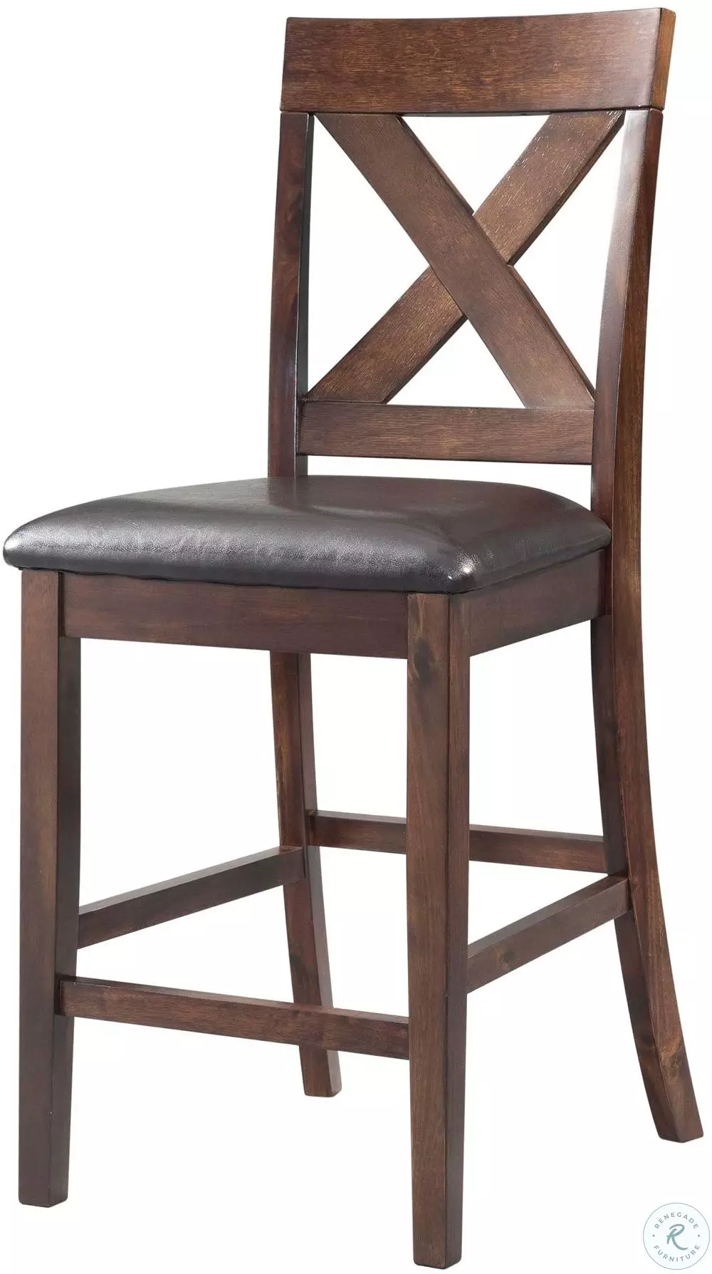 Alexa Cherry 7 Piece Counter Height Dining Room Set From Home