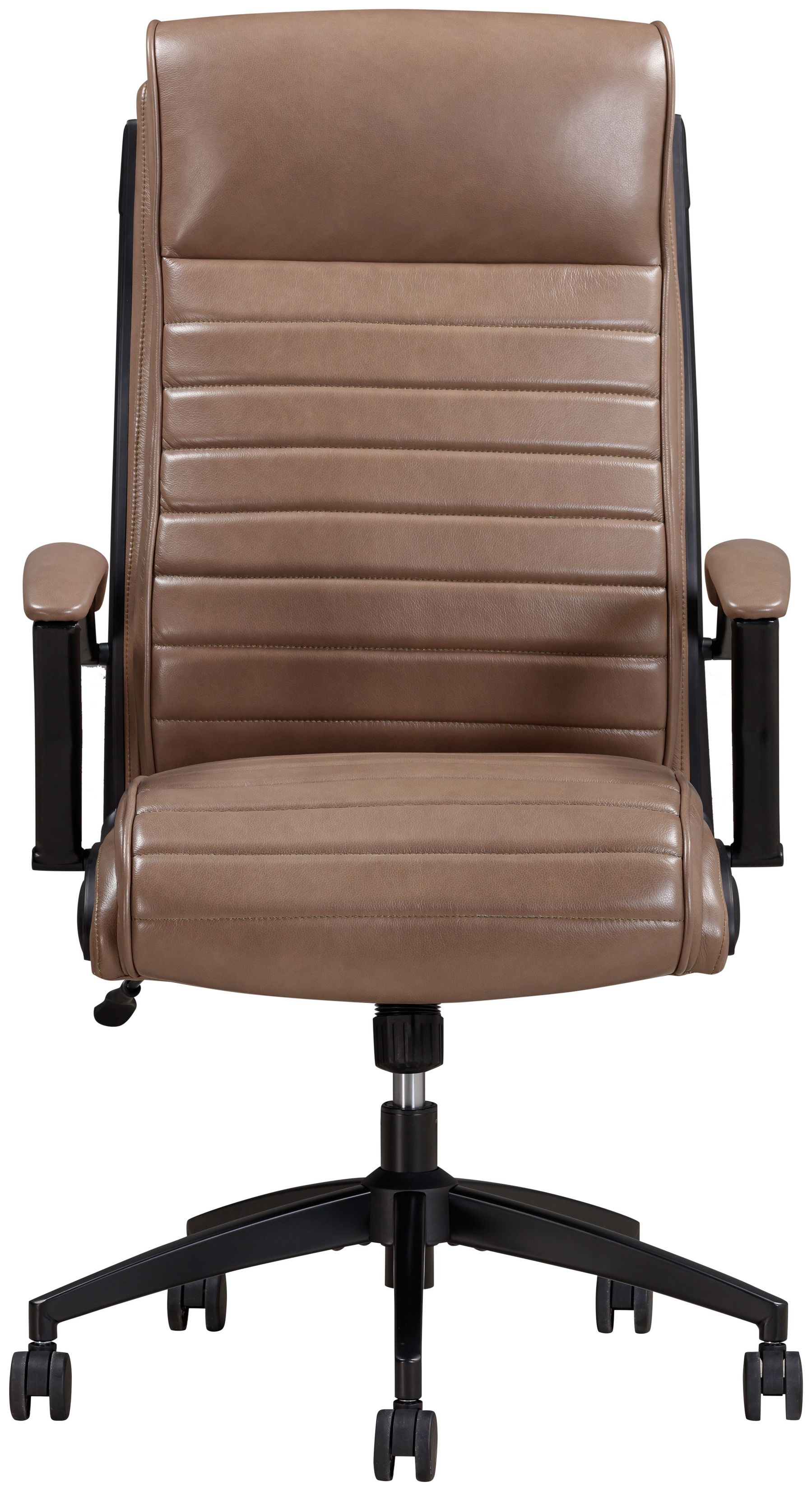 DC-370 Smooth Latte Leather Desk Chair From Parker Living