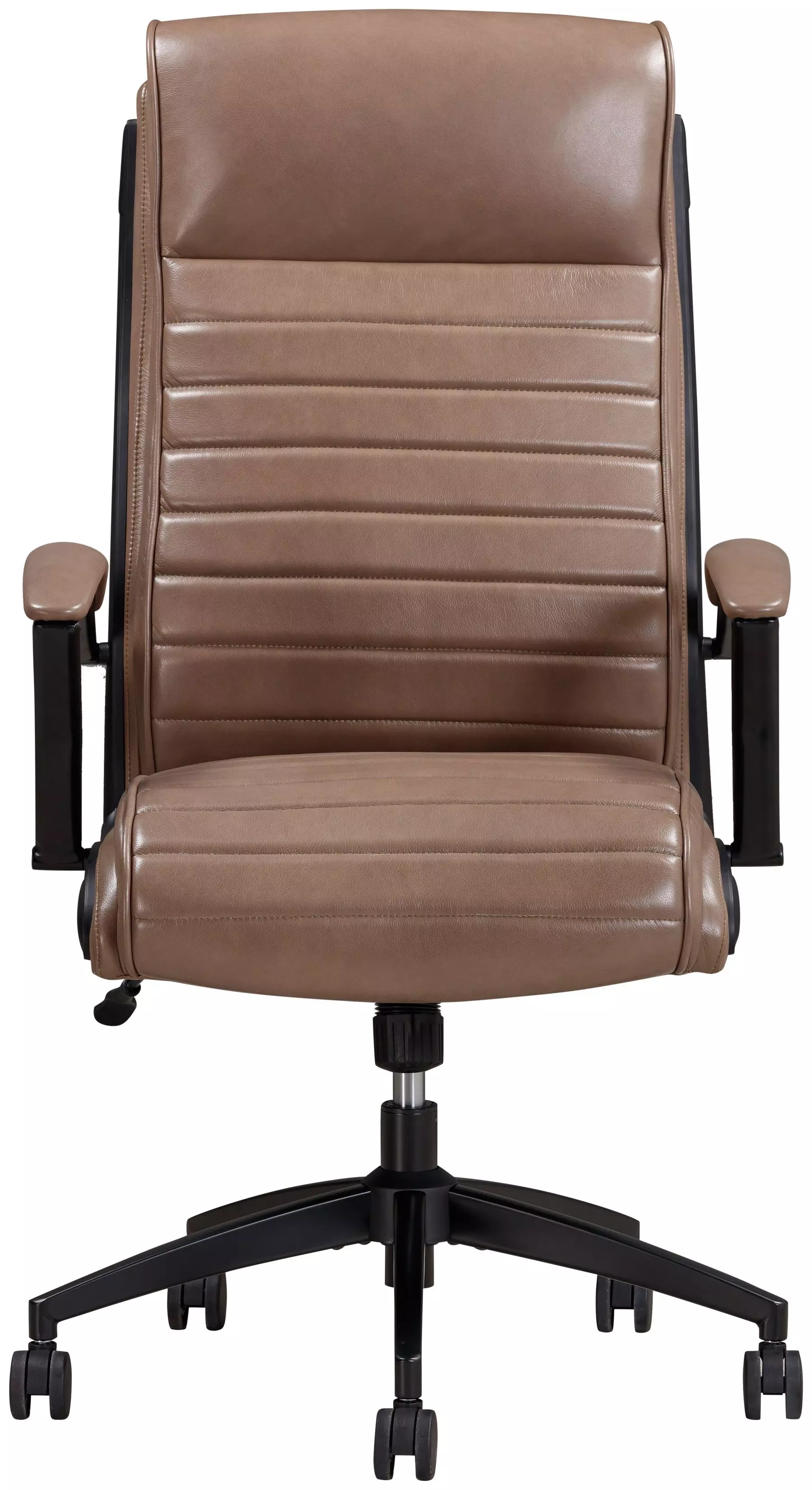 DC-370 Smooth Latte Leather Desk Chair From Parker Living