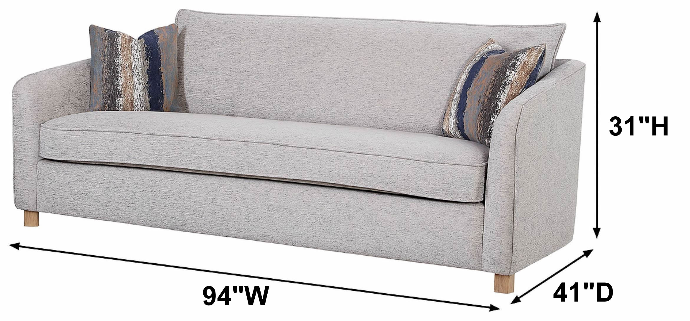 Elements Sand 94" Sofa