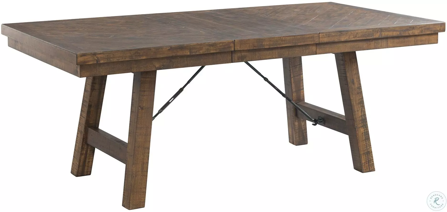 Dex Smokey Walnut Extendable Rectangular Dining Table from