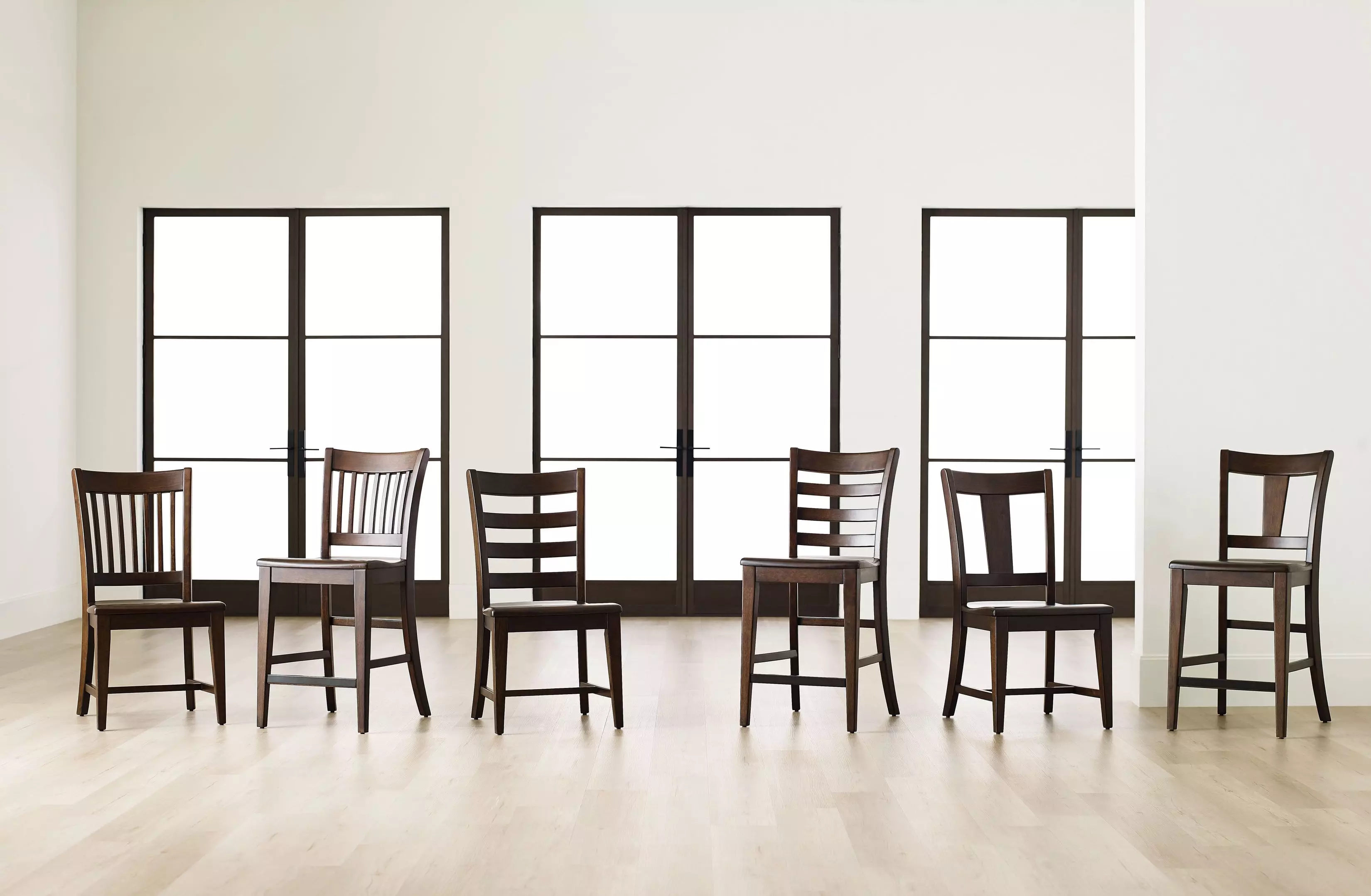 Kafe Mocha Performance Fabric Splat Back Dining Chair From Kincaid