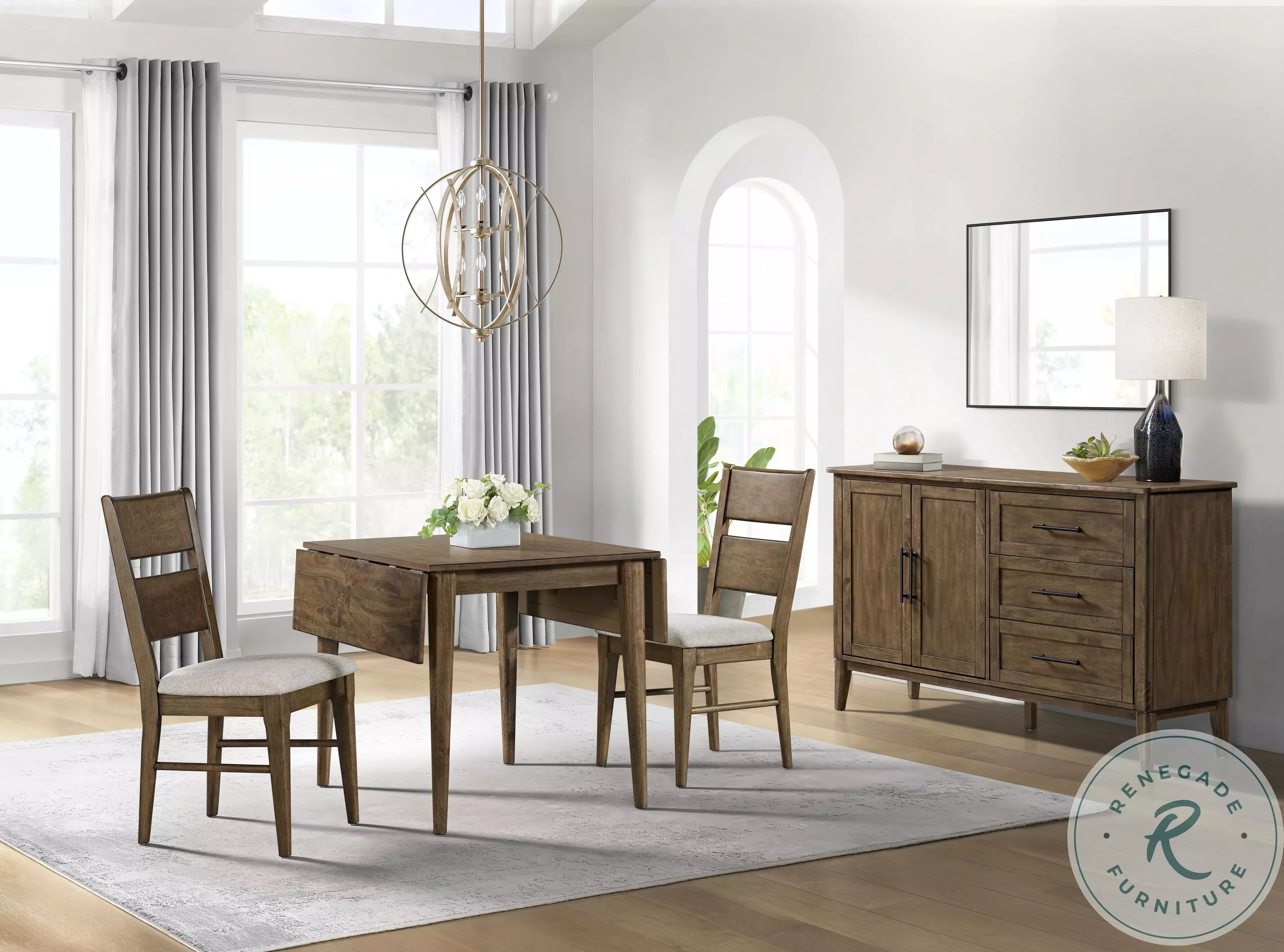 Koloa Honey Drop Leaf Extendable Dining Table Intercon Furniture