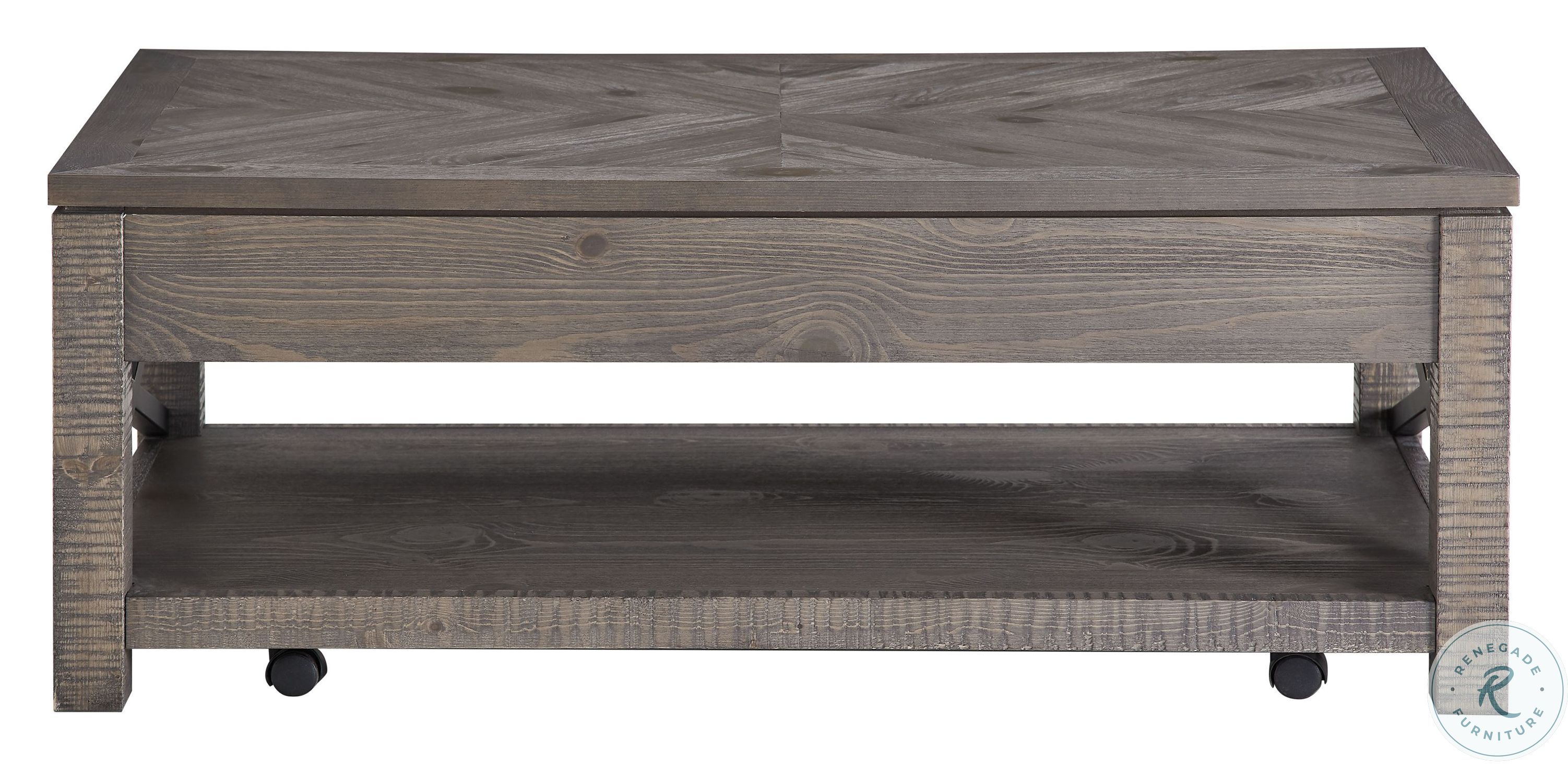 Dexter Driftwood Lift Top Cocktail Table from Steve Silver Coleman