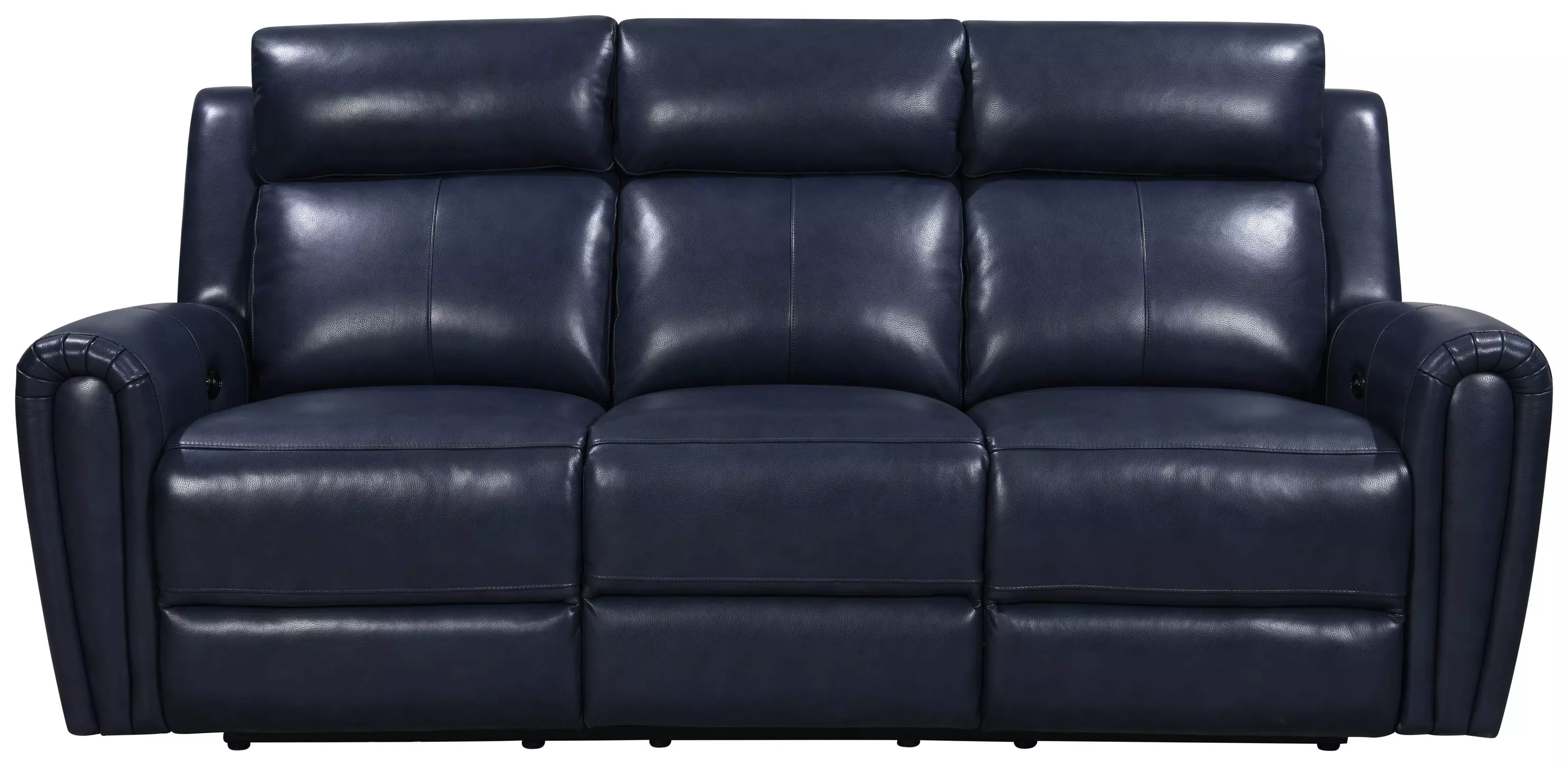 Jonathan Blue Power Reclining Sofa From Leather Italia | Coleman