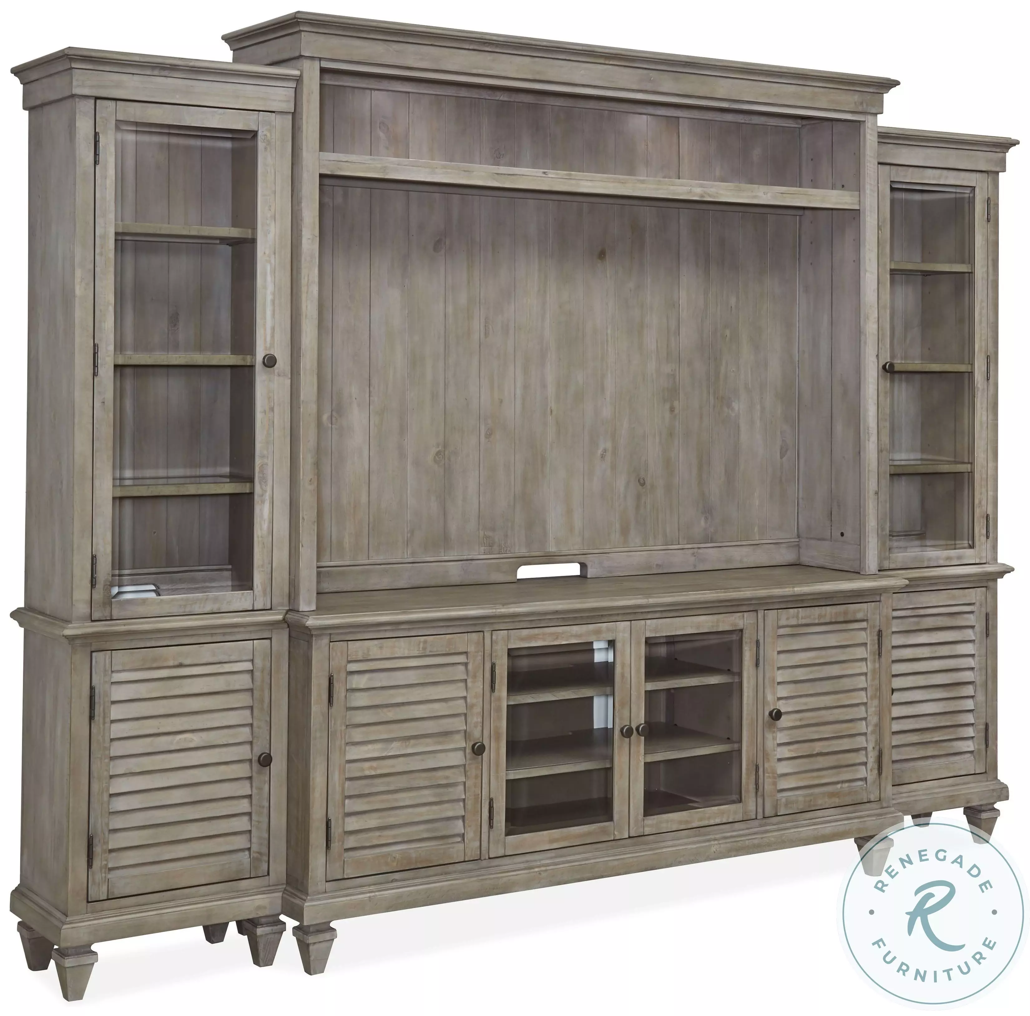 Lancaster Dove Tail Grey Entertainment Wall from Magnussen Home