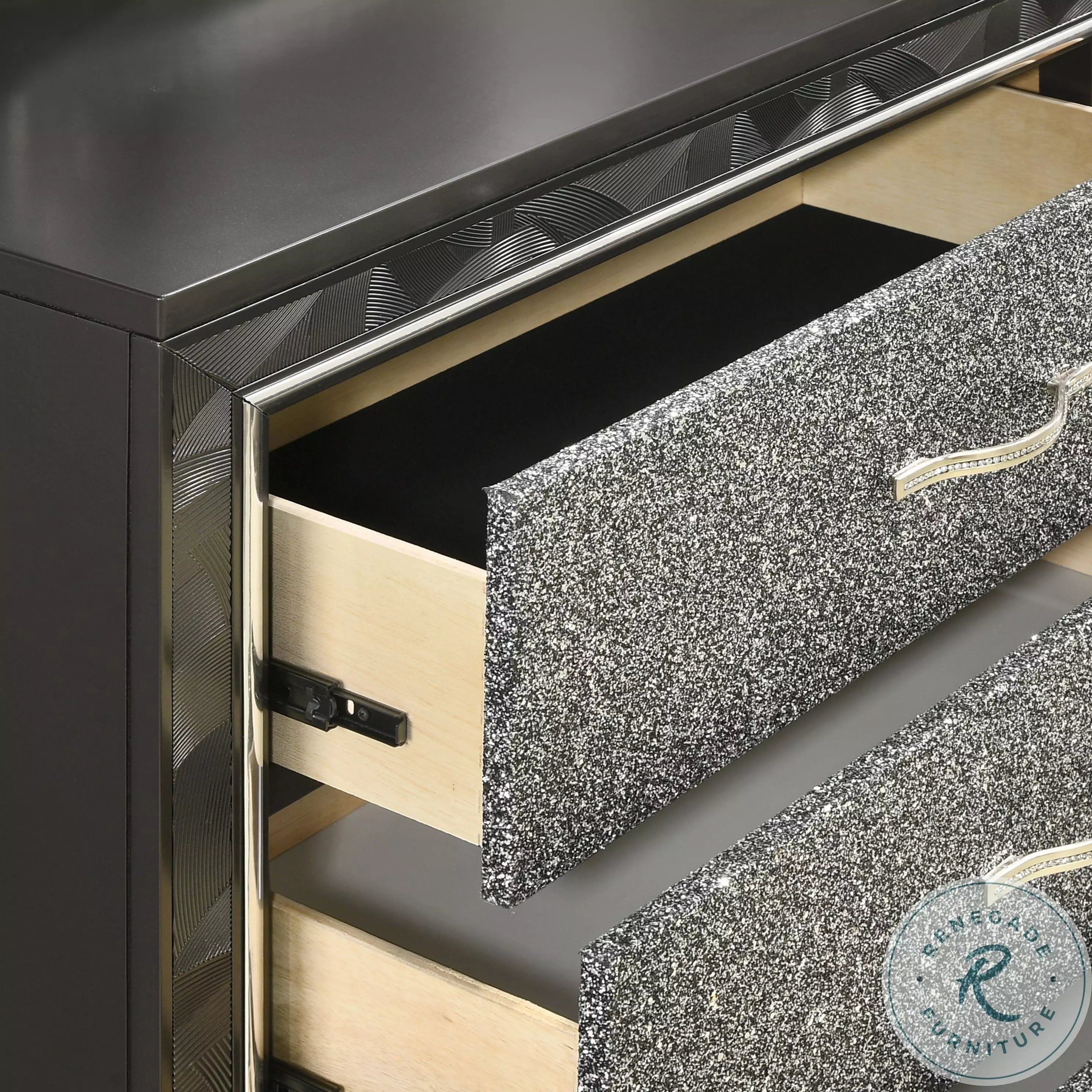 Radiance Dresser (Black Pearl) - New Classic Furniture