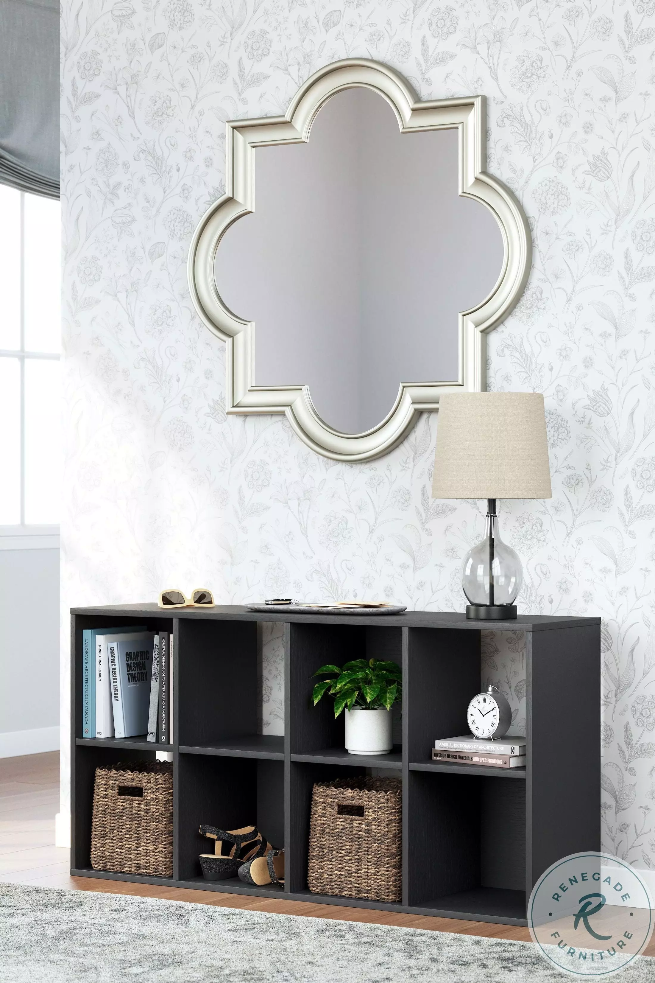Langdrew Black And White Eight Cube Organizer From Home Gallery