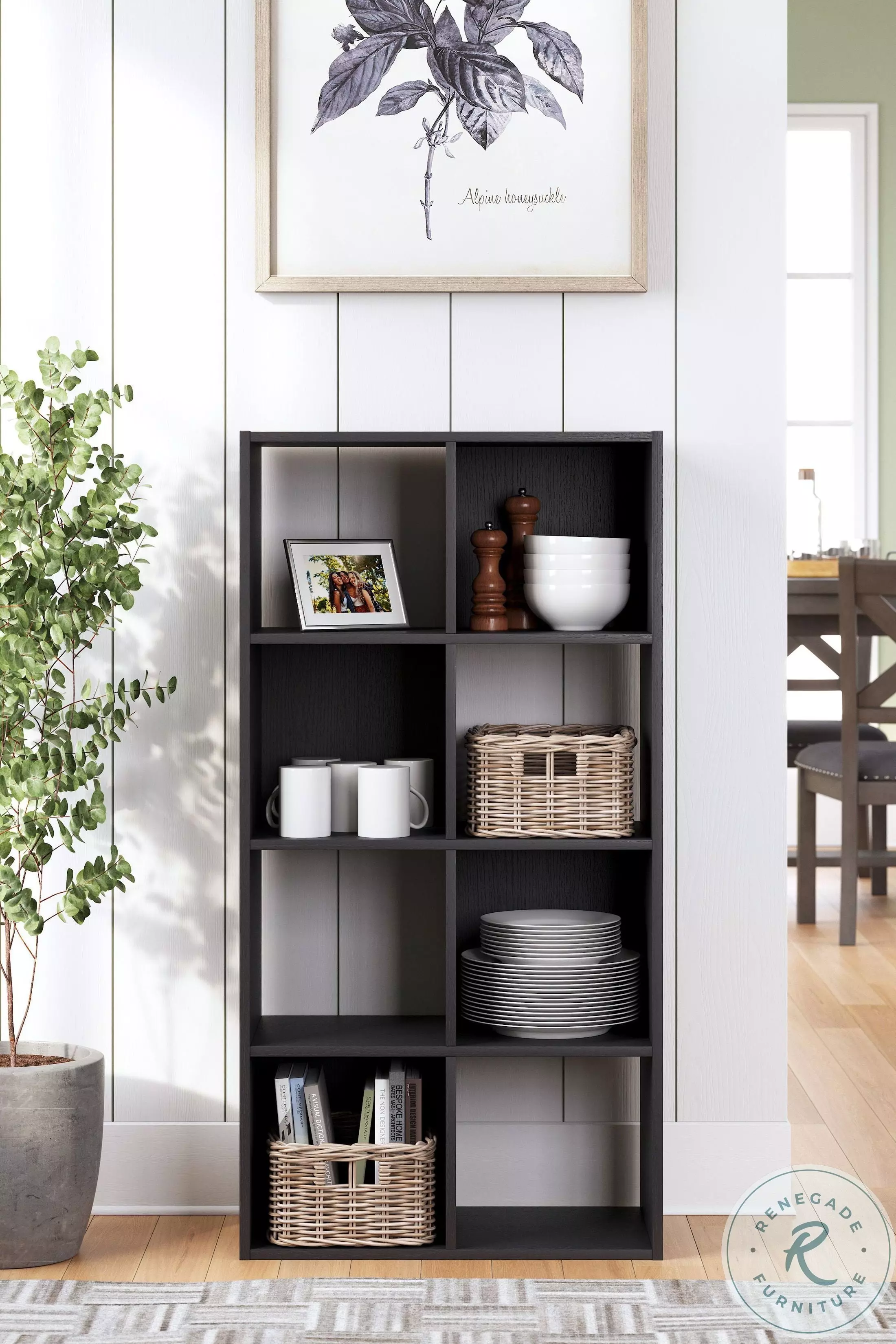 BLACK&WHITEの置物 Langdrew Black And White Eight Cube Organizer From Home Gallery