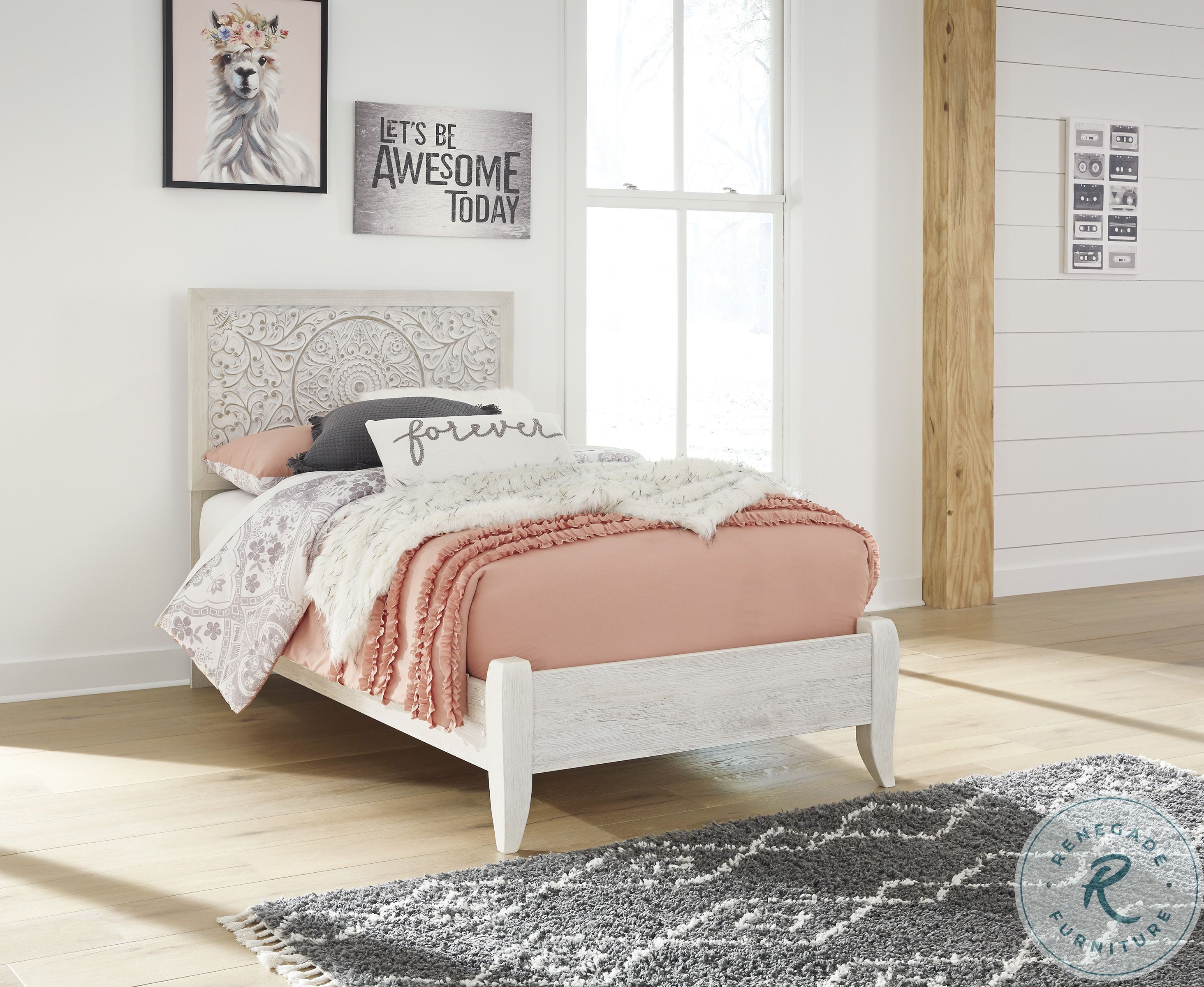 Paxberry Two Tone Youth Platform Bedroom Set from Ashley Coleman