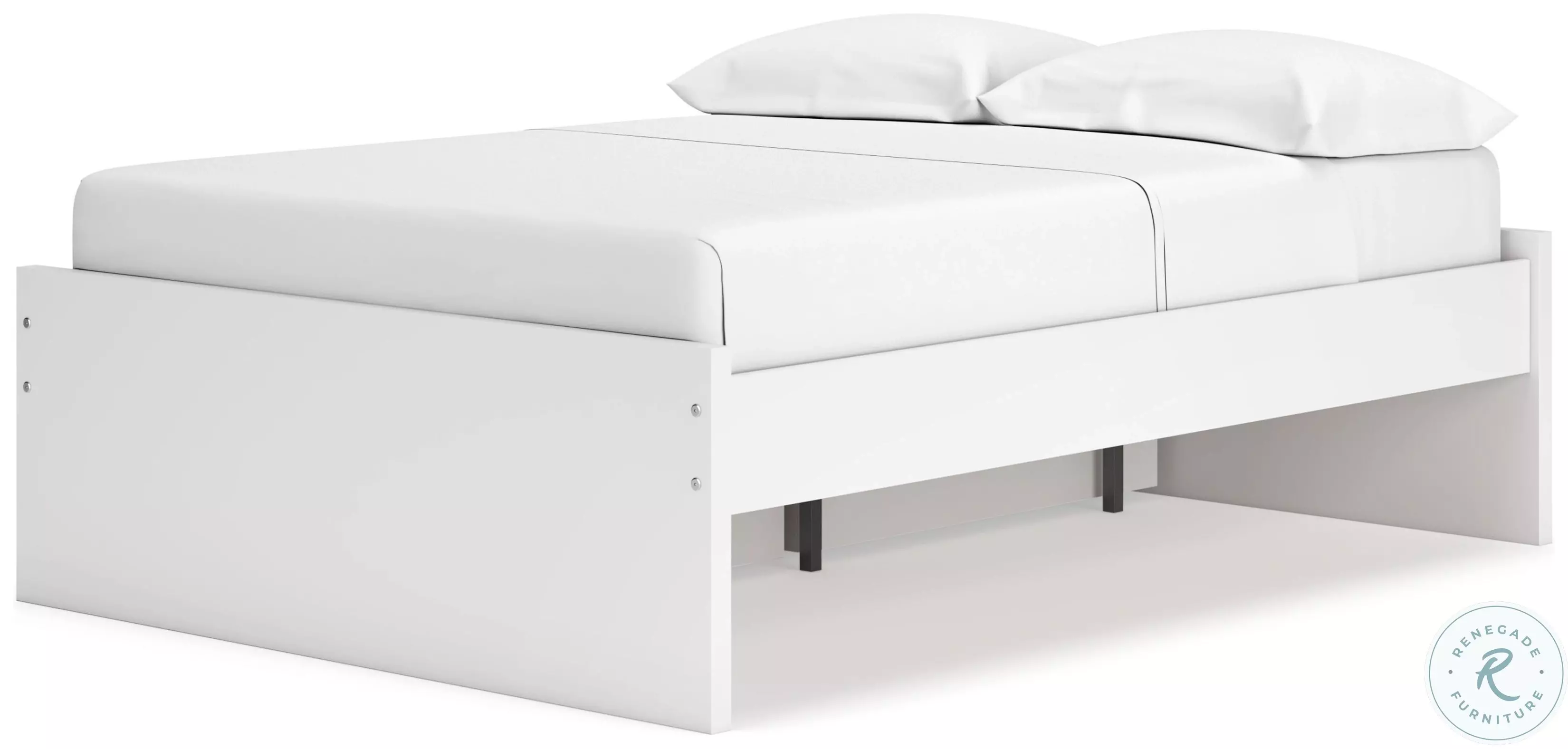 Onita Full Platform Bed with 1 Side Storage, White by Ashley, image size:3300x1577