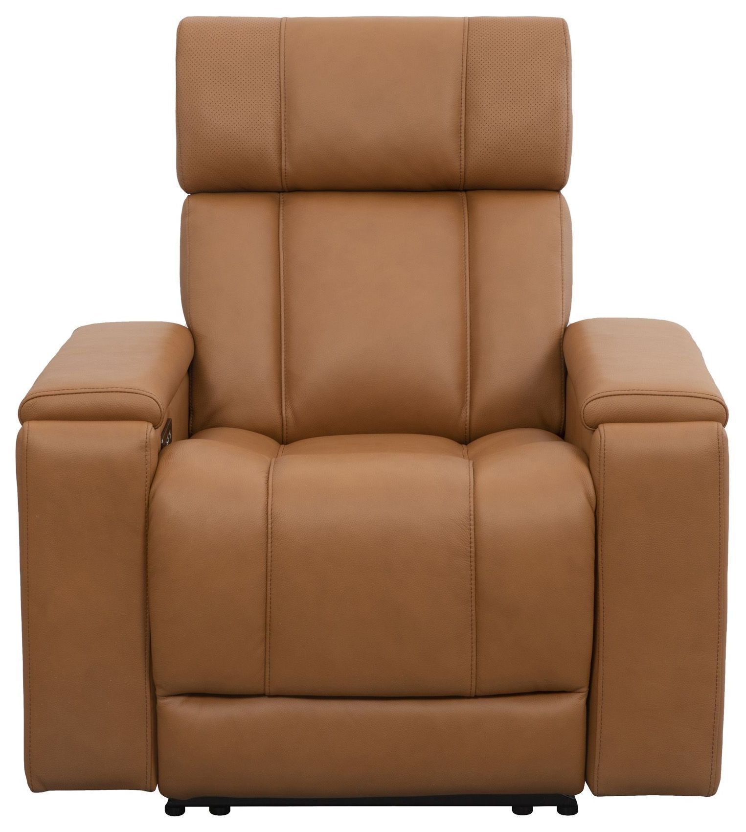 Phoenix Autumn Caramel Leather Zero Gravity Power Recliner with