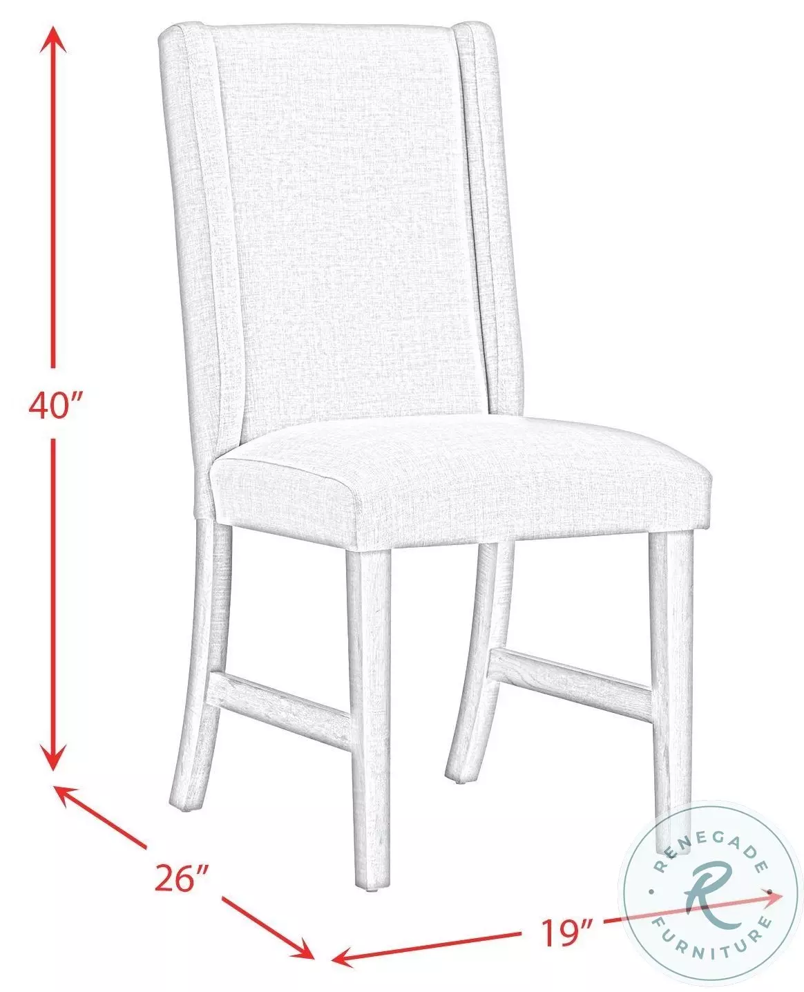 Holmes Grey Dining Chair Set Of 2