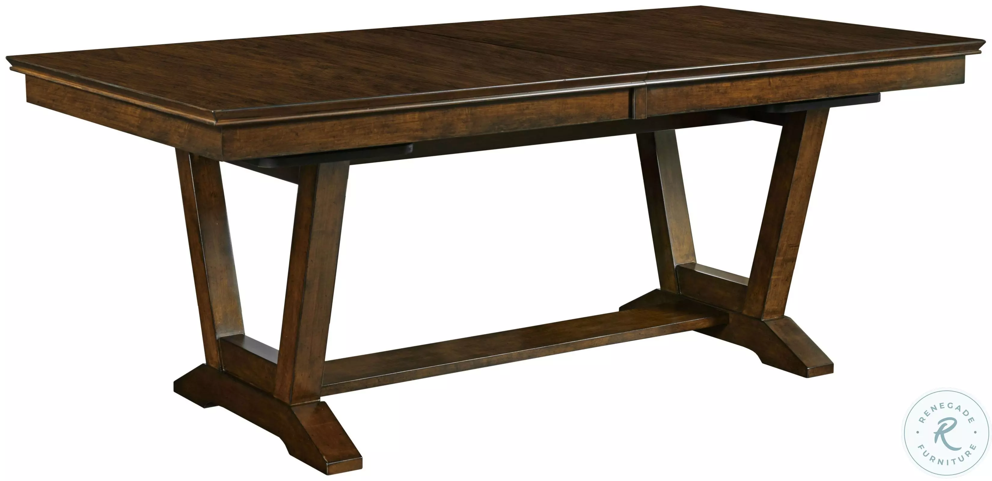 Elise Amaretto Capris Rectangular Extendable Dining Table from