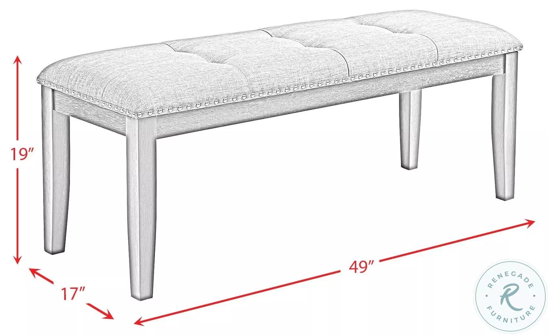 Eve Grey Bench