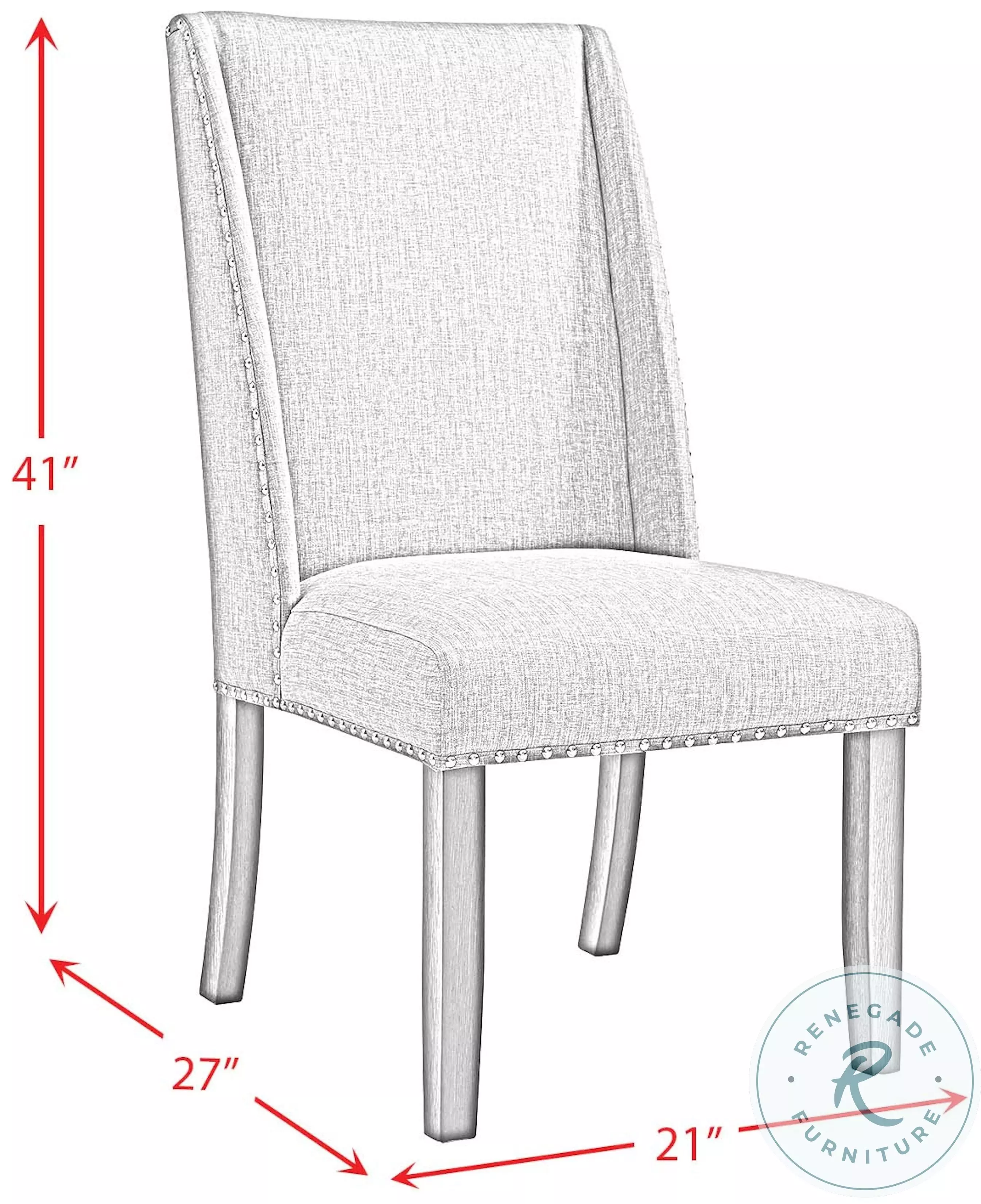 Eve Grey Dining Chair Set Of 2