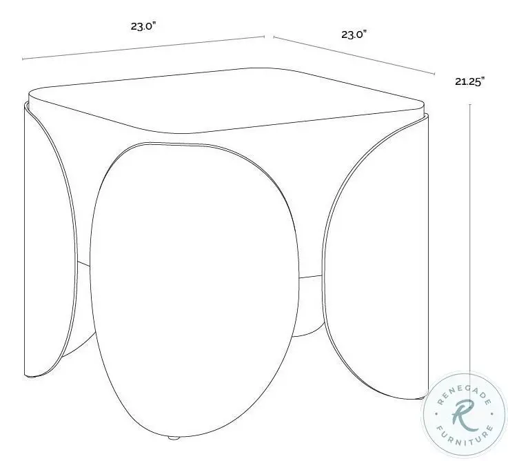 Amarula Dark Brown Side Table