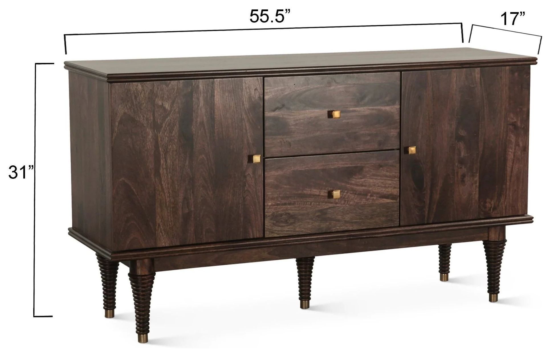 Provence Dark Sienna 2 Door Sideboard