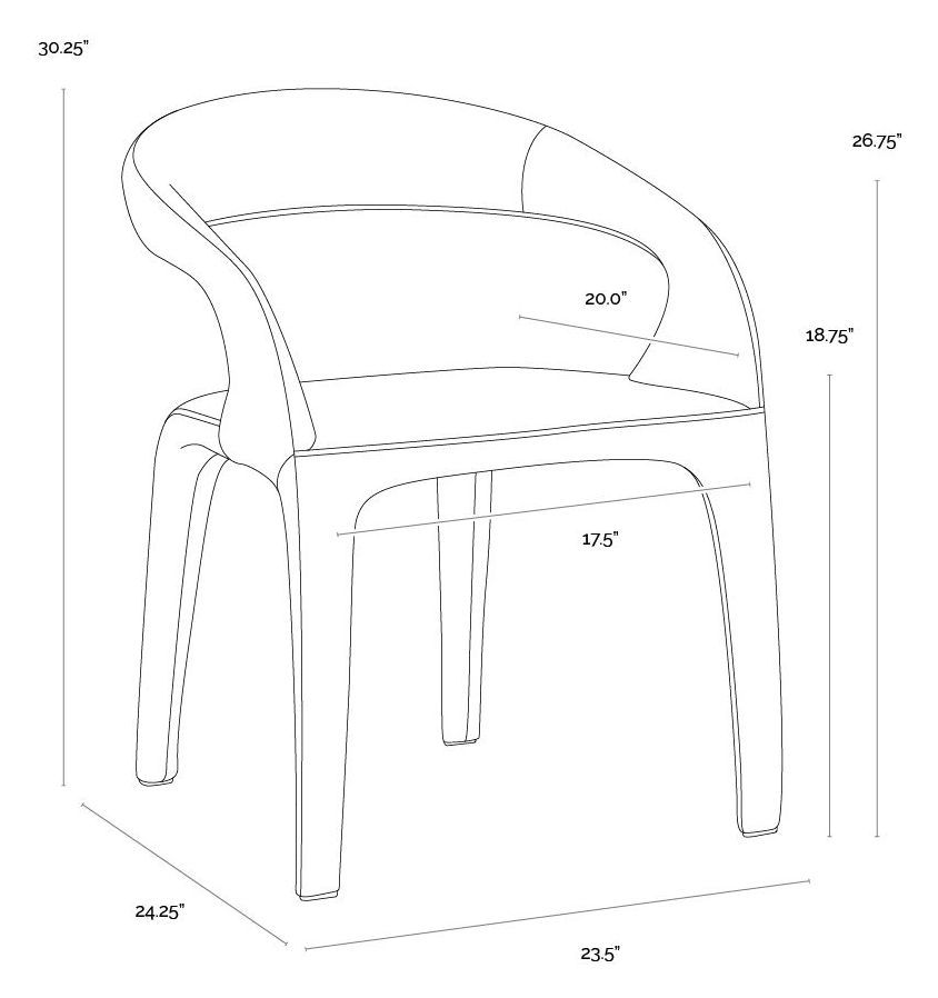 Atika Ivanhoe Pine Upholstered Dining Arm Chair