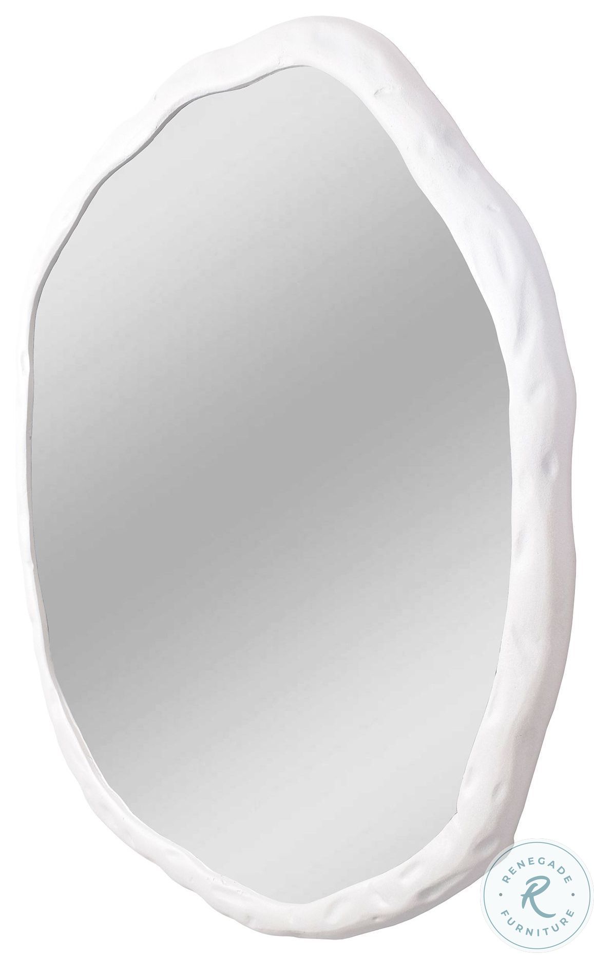 Foundry White Large Wall Mirror From Moes Home | Coleman Furniture
