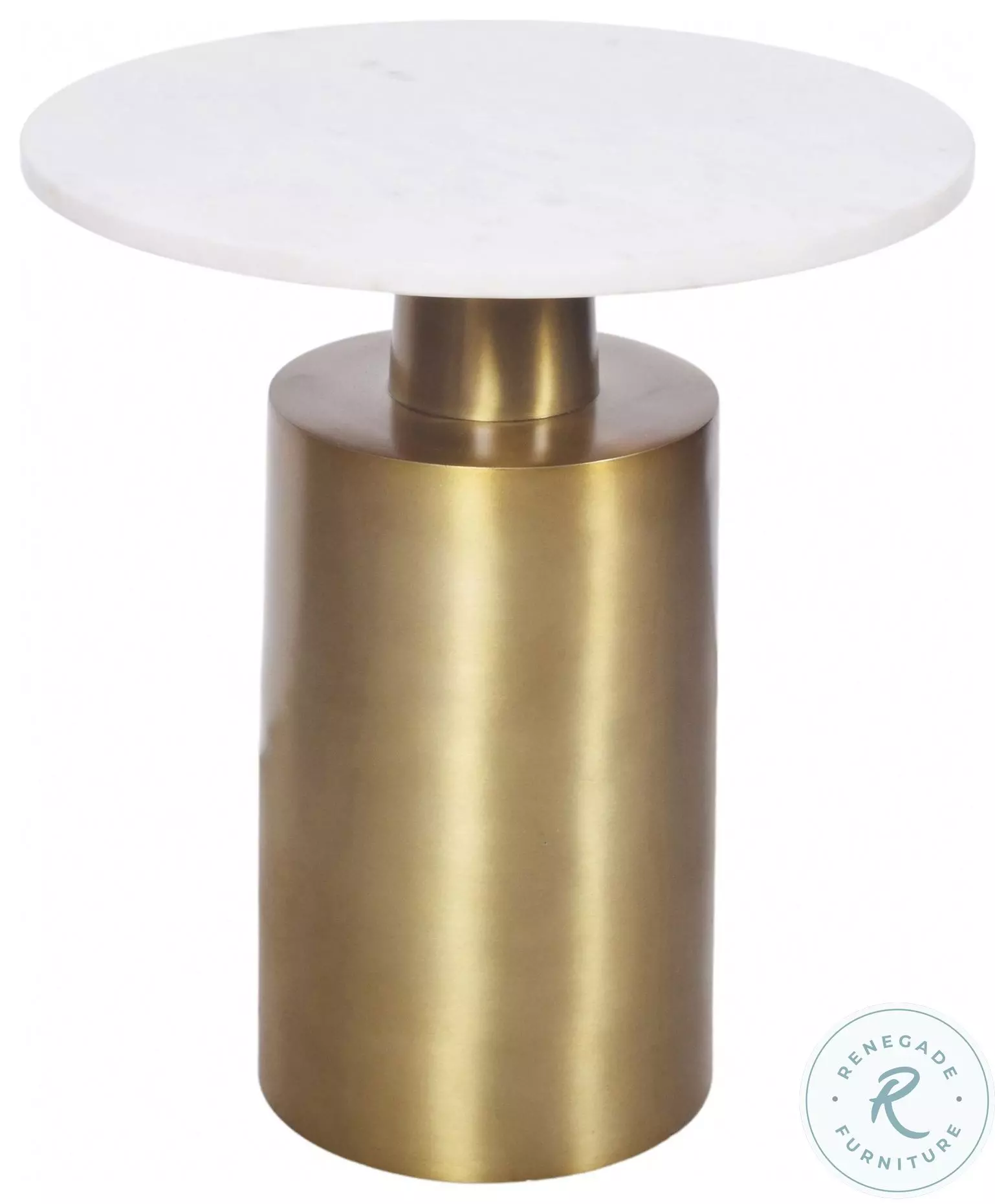 France Gold And White Marble Accent Table From Moes Home | Coleman ...
