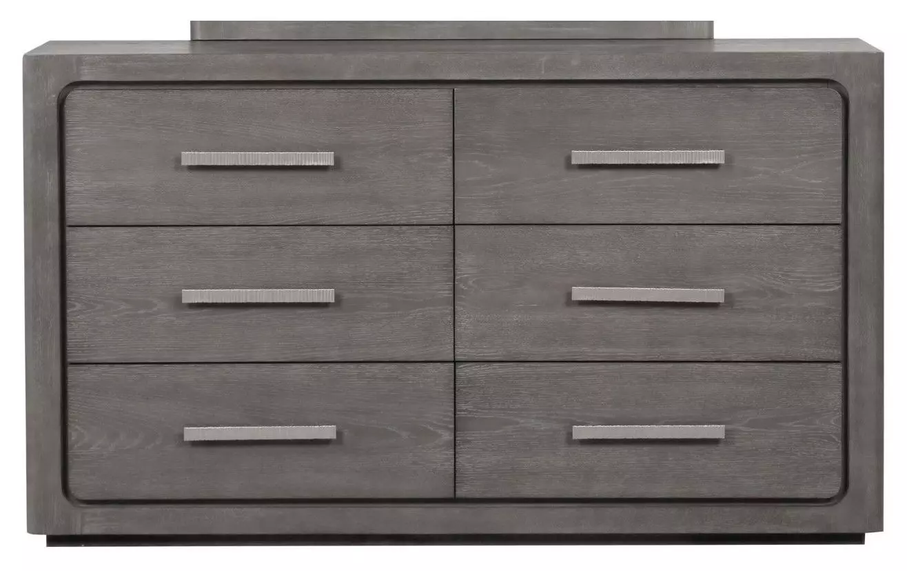modern dresser gray Coaster Ives High Gloss 6-Drawer and Mirror Luna Furniture lined top drawer is ideal for delicate items Homelegance Owen Gray Dresser |
