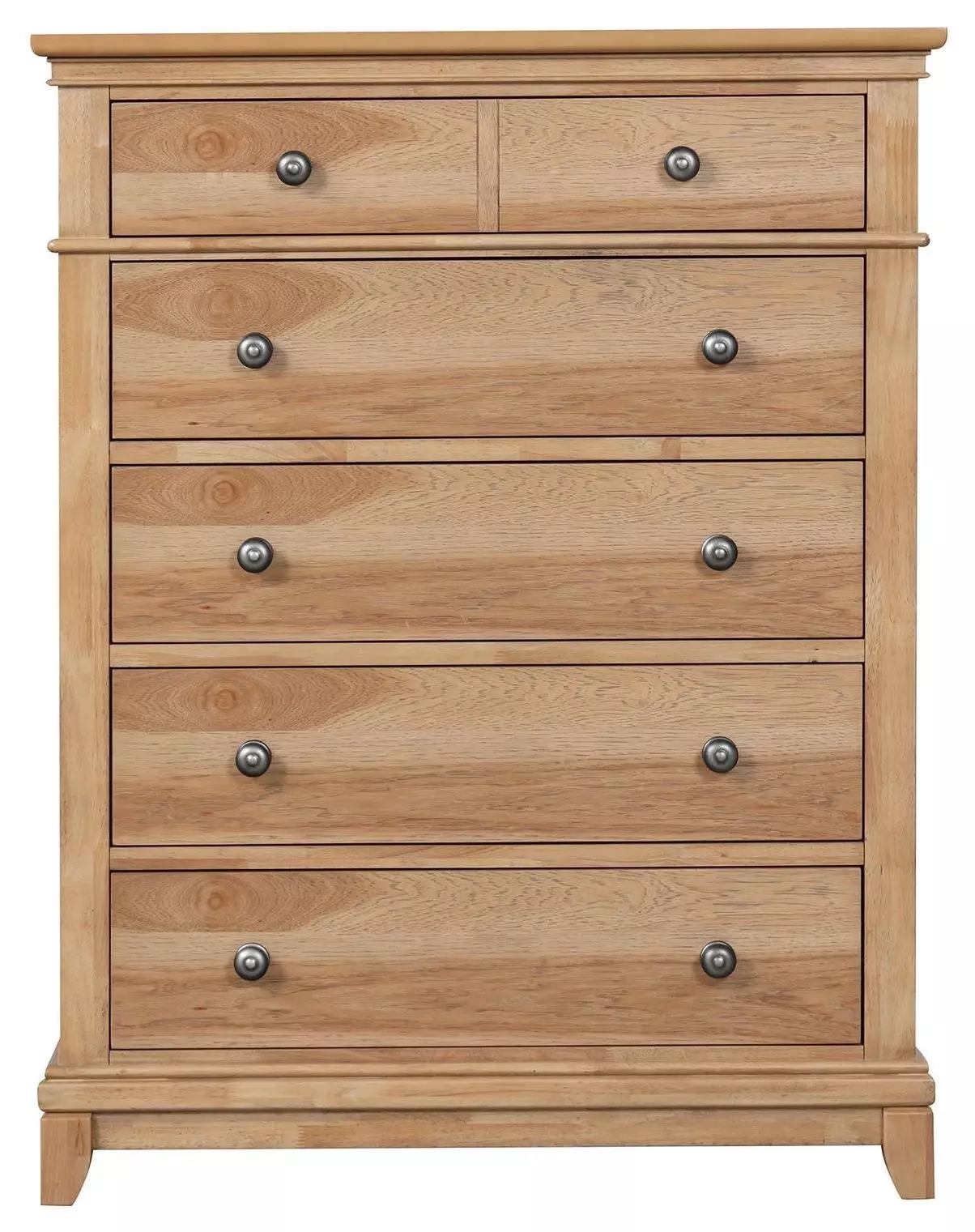 Mchenry Natural Oak 5 Drawer Chest From Furniture of America
