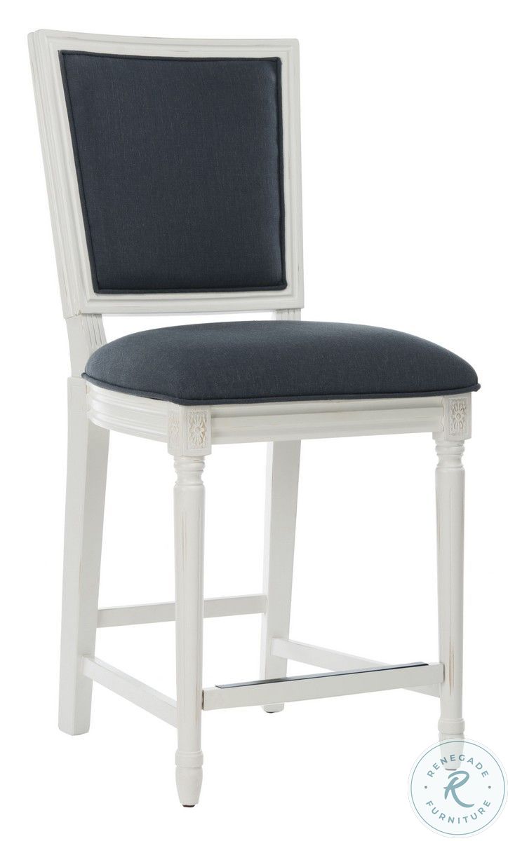 safavieh ransin area rugs on Buchanan Navy And Cream Rectangle Counter Height Stool Set Of 2 From Safavieh Coleman Furniture