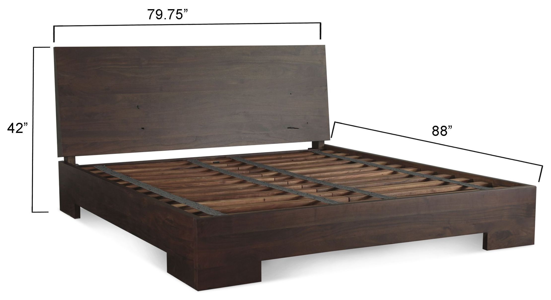 Acadia Coffee Bean Queen Platform Bed
