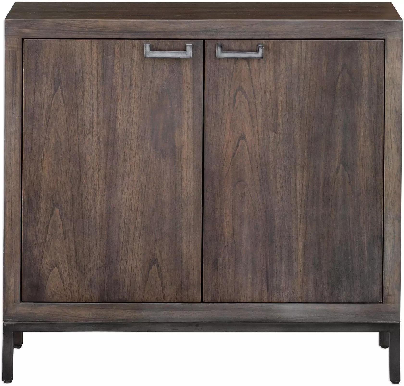 Valente Light Walnut Stain Console Cabinet