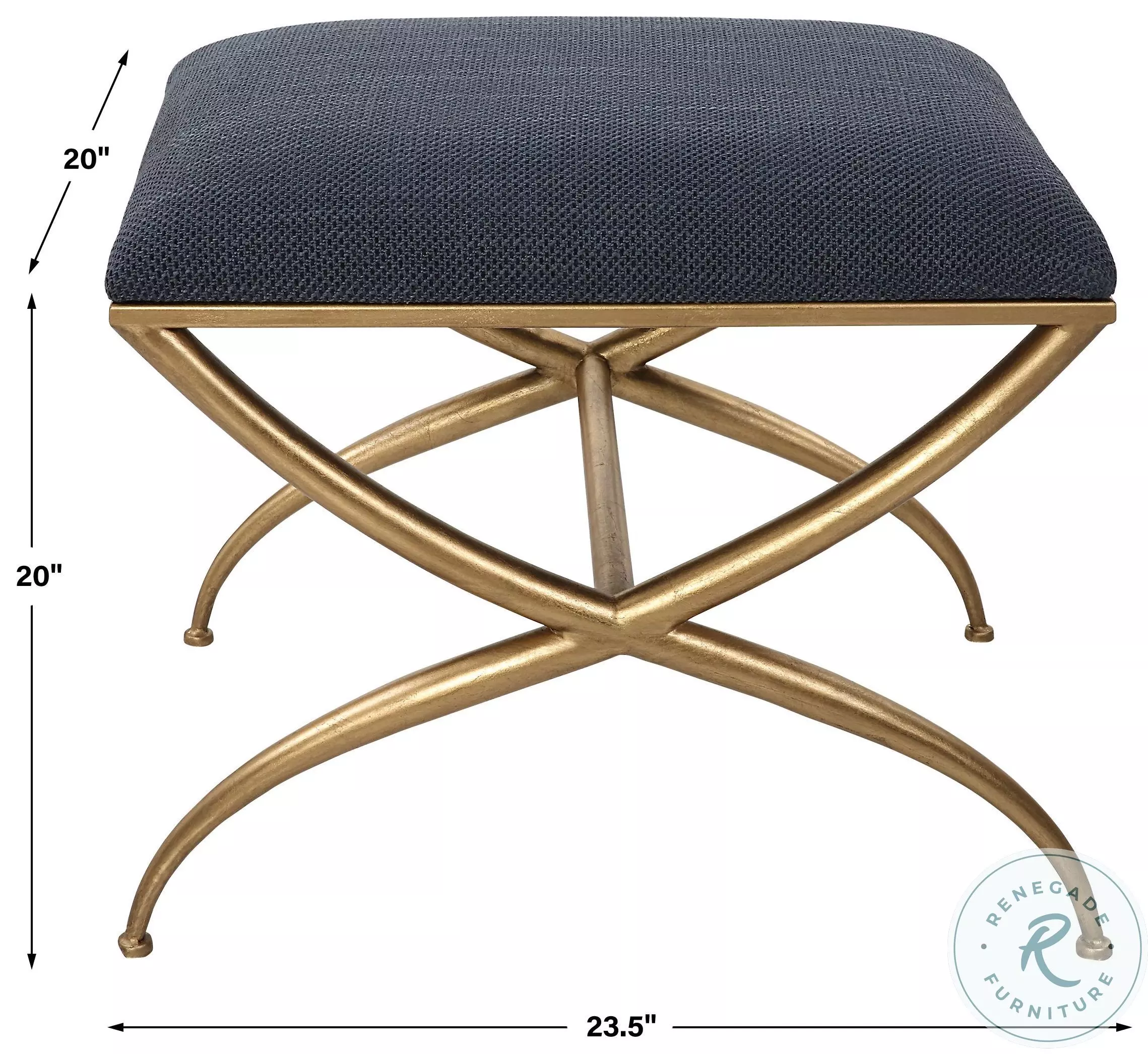 Equinox Navy Blue Bench