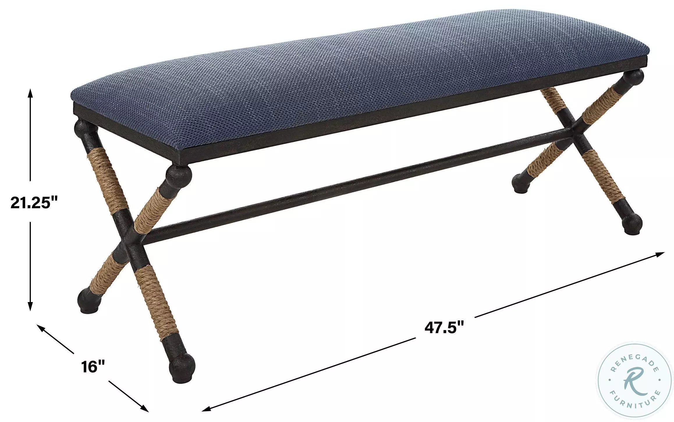Ravon Navy Blue Bench