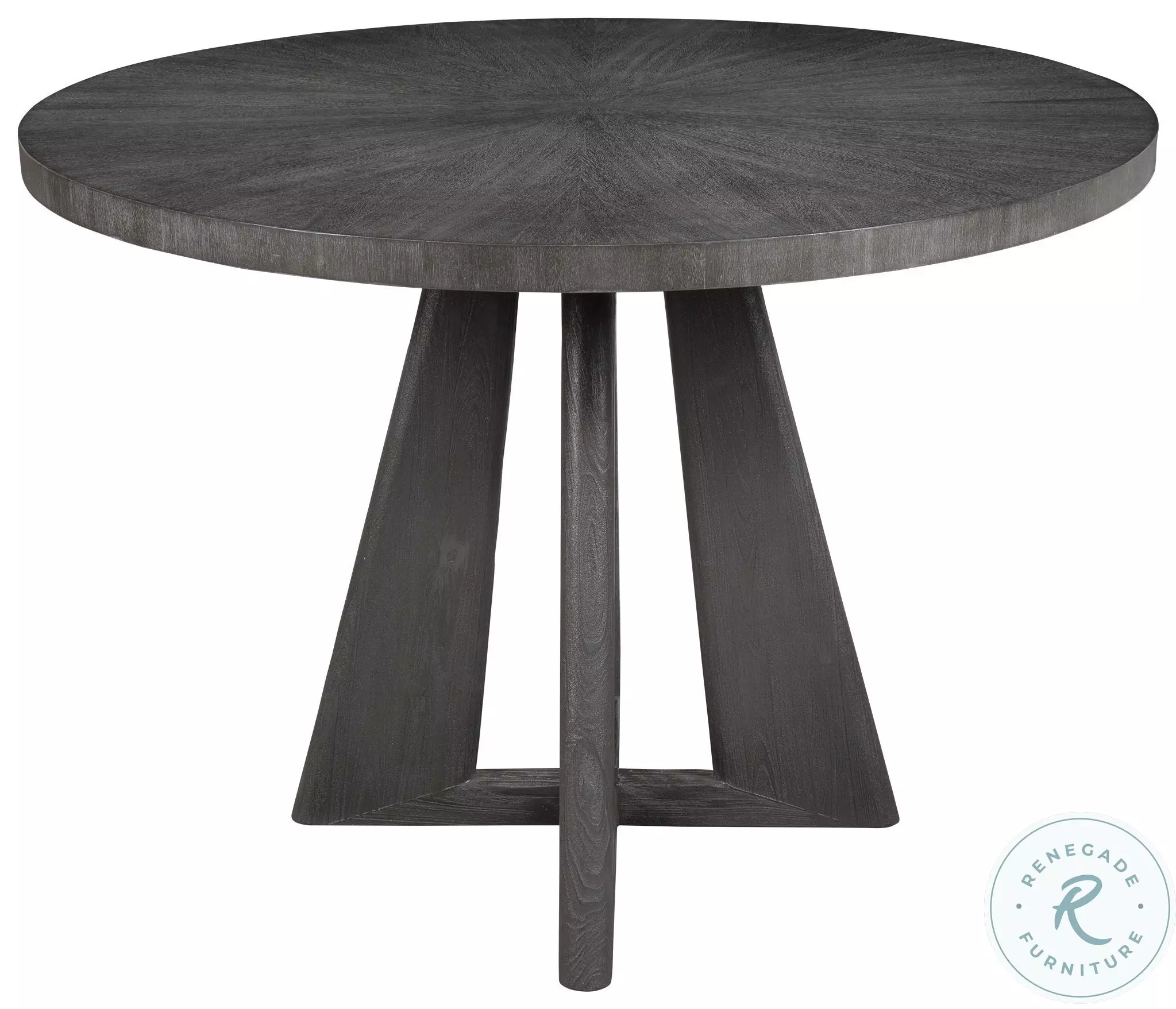 Pulsar Dark Walnut Stain Wash Dining Table From Uttermost