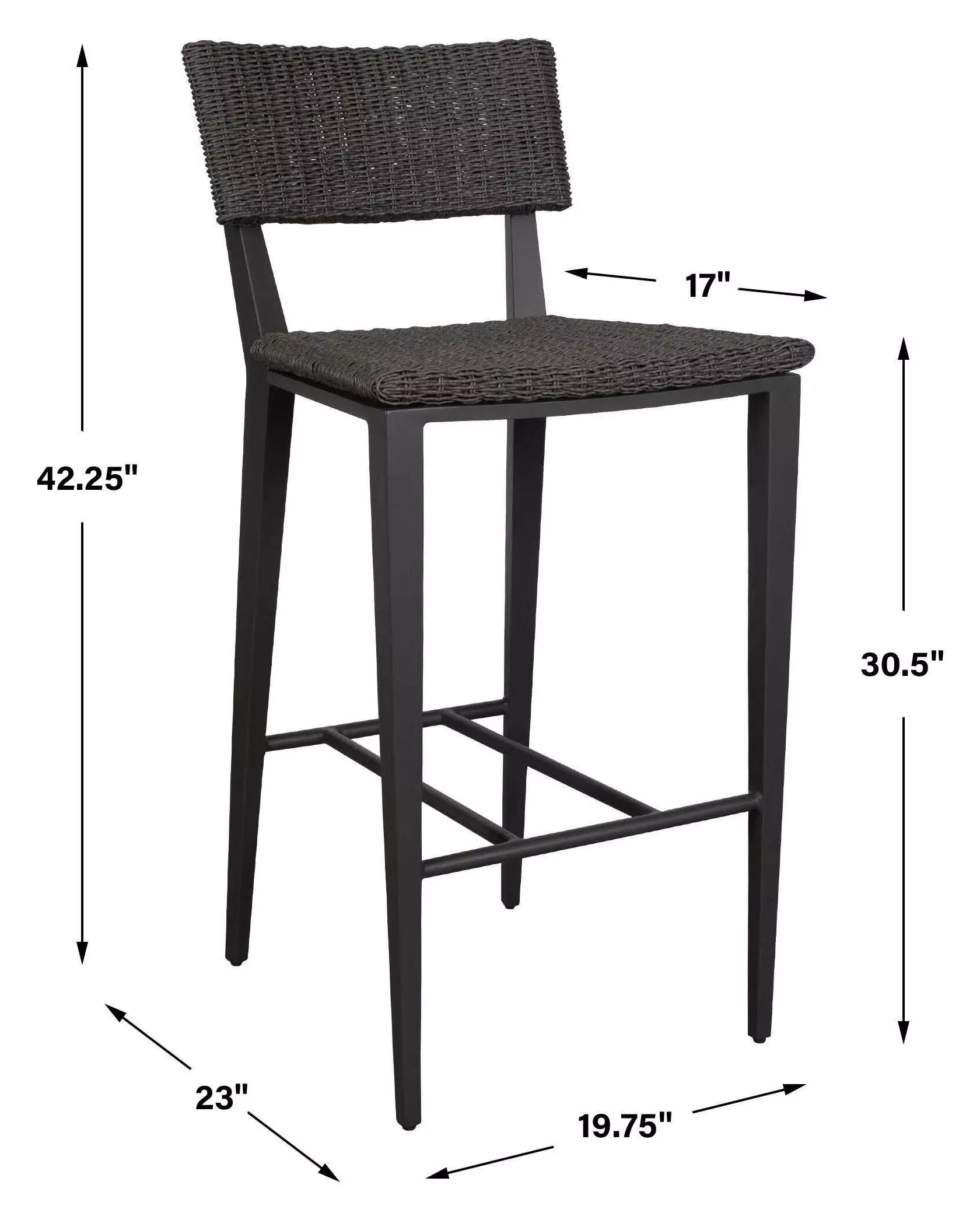Hamilton Java Outdoor Bar Stool