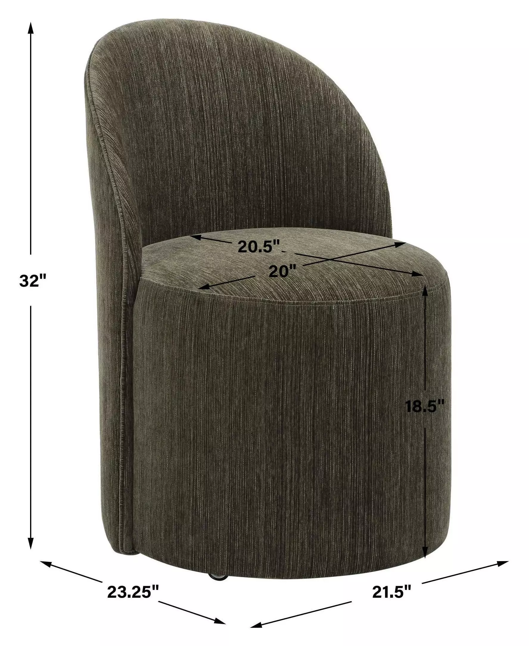 Somerset Green Upholstered Dining Chair
