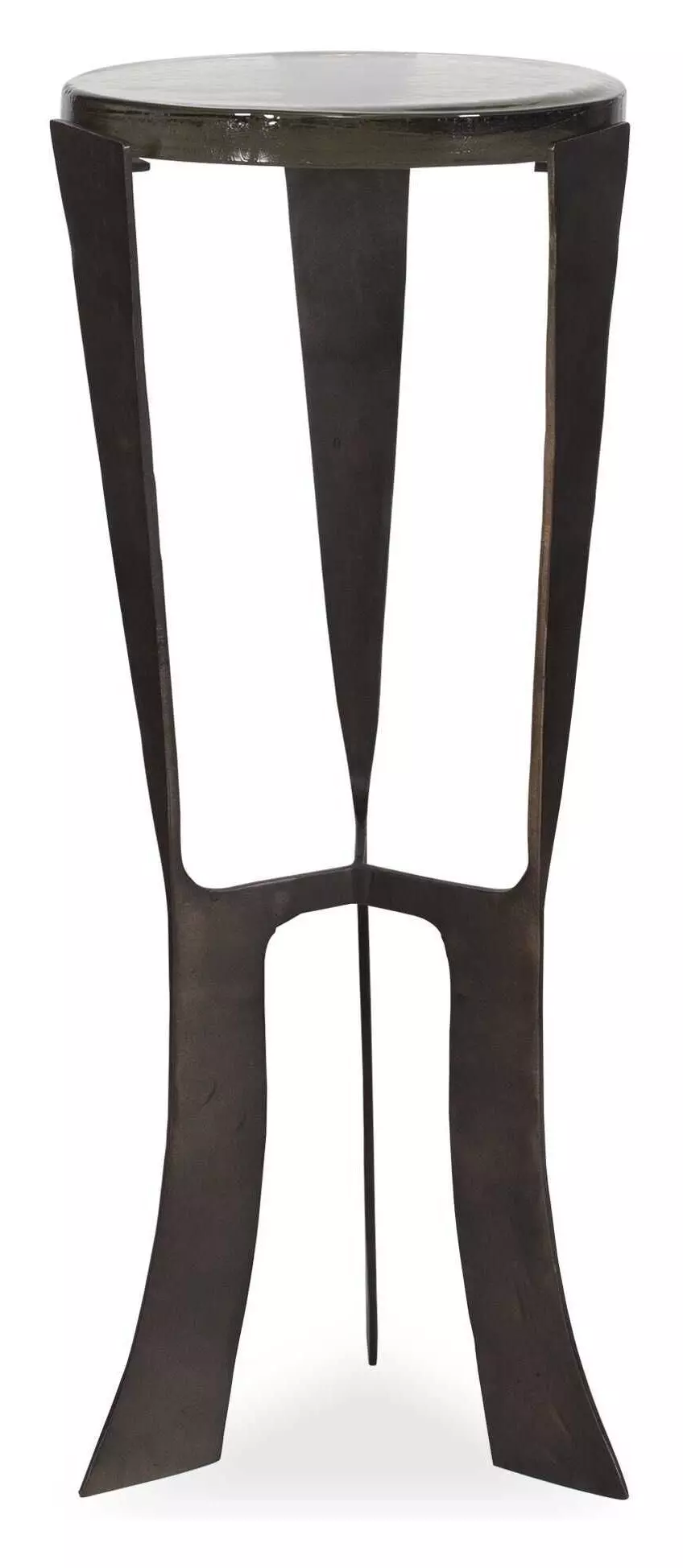 Uttermost 50337 Renaud 24 X 10 inch Glass and Dark Bronze Drink Table