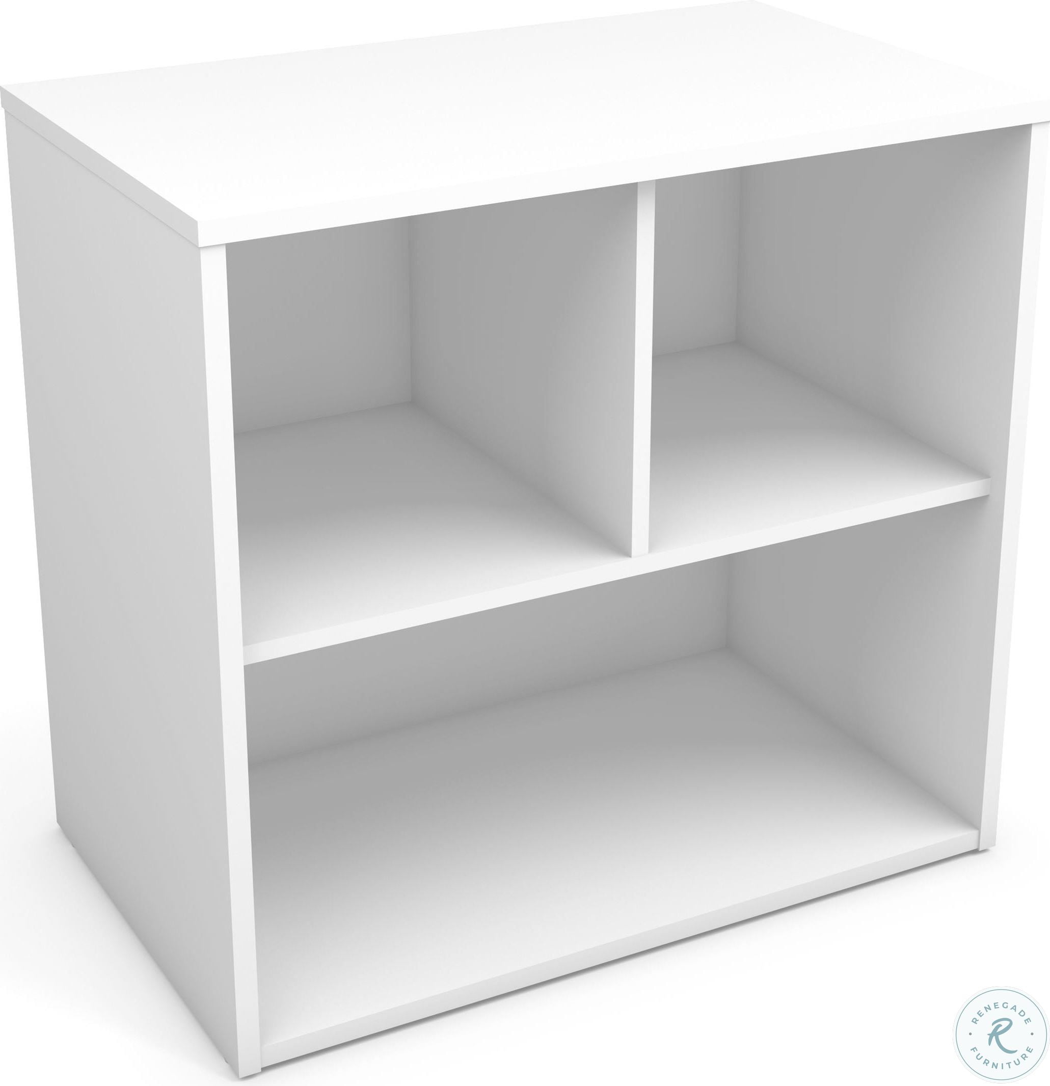 I3 Plus White Storage Unit from Bestar Coleman Furniture