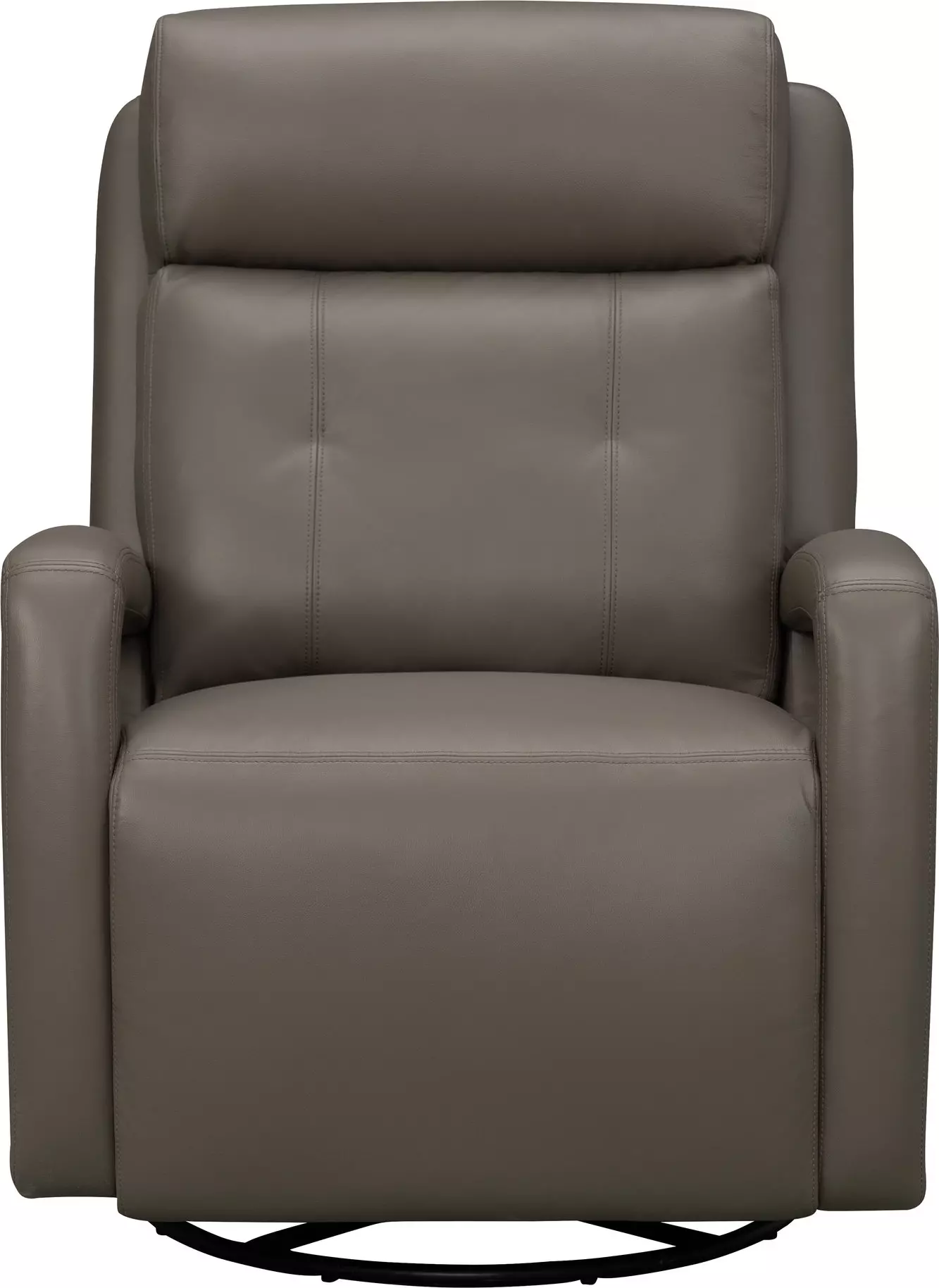 Gilbert Lynn Smokey Gray Swivel Glider Power Recliner with Power