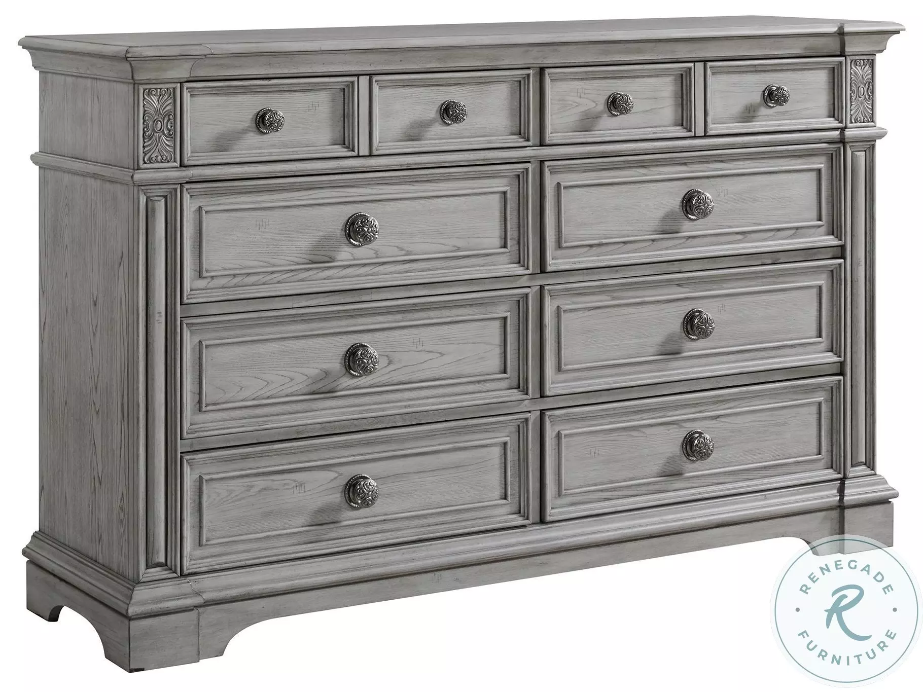 Brookstone Aged Grey 9 Drawer Dresser From Picket House Furnishings ...