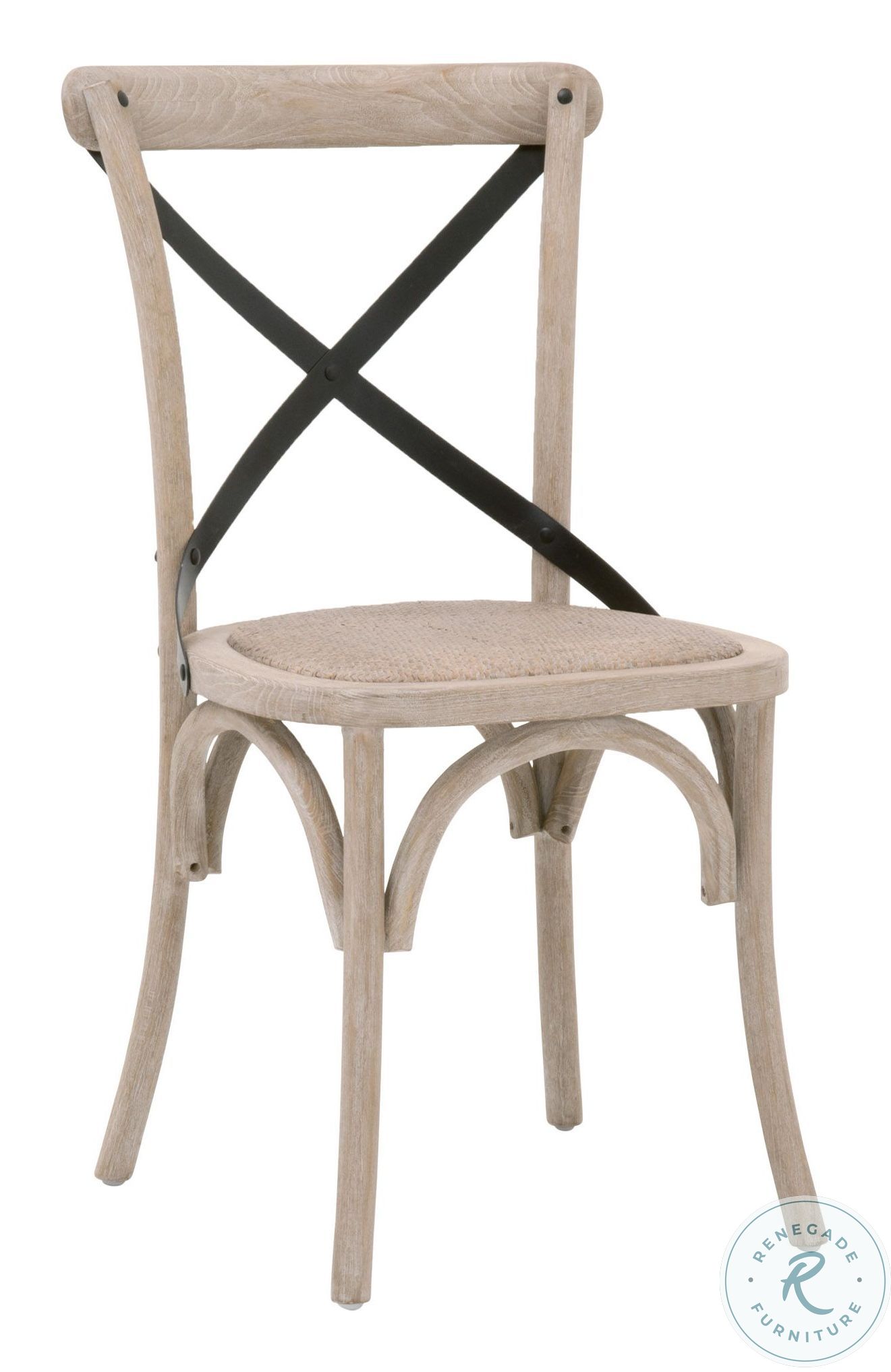 leather slingback chair on Janina Pine White Side Chair Set Of 2 From Homelegance Coleman Furniture