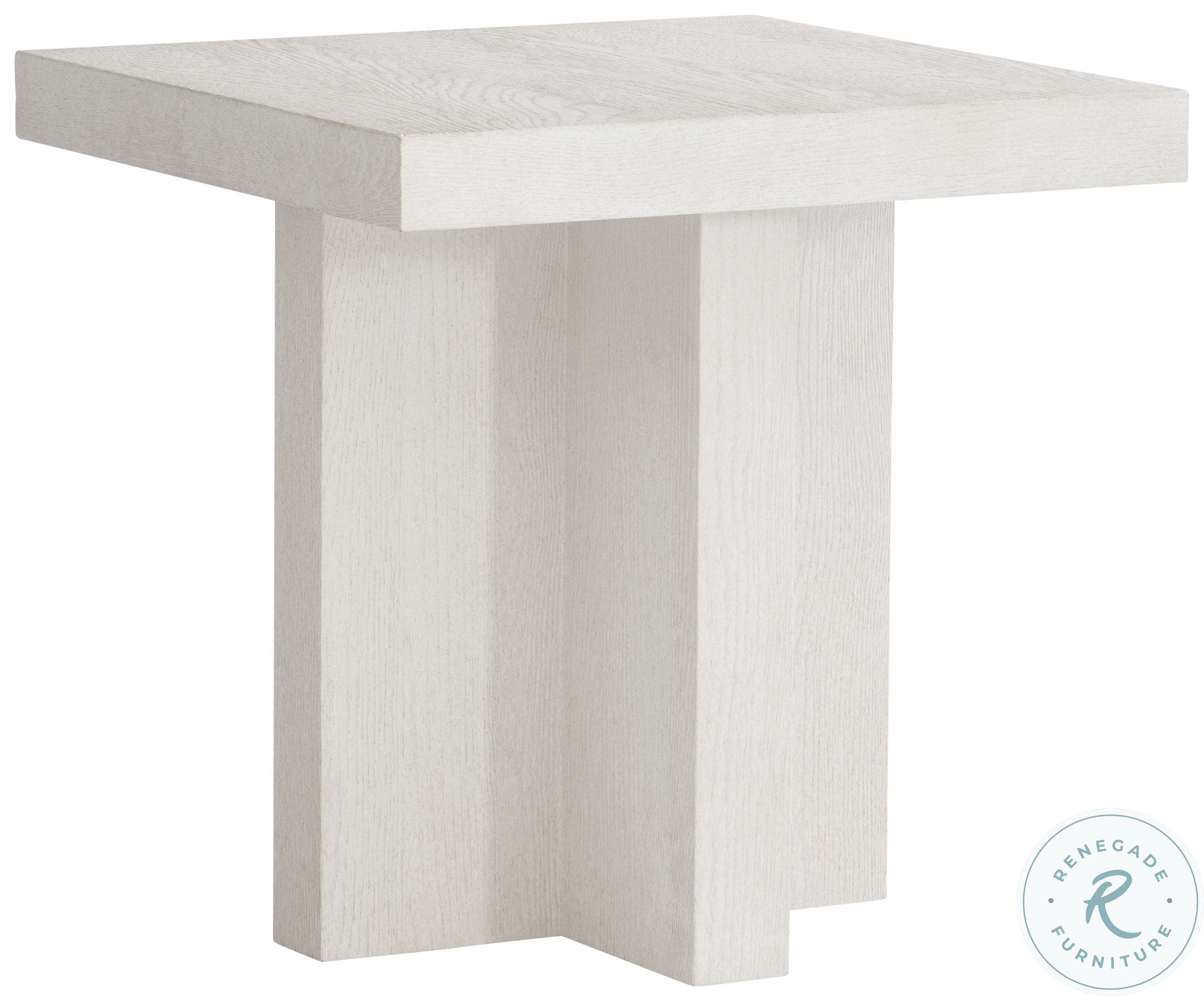 Blythe Sandblasted White Side Table From Bernhardt Furniture Coleman