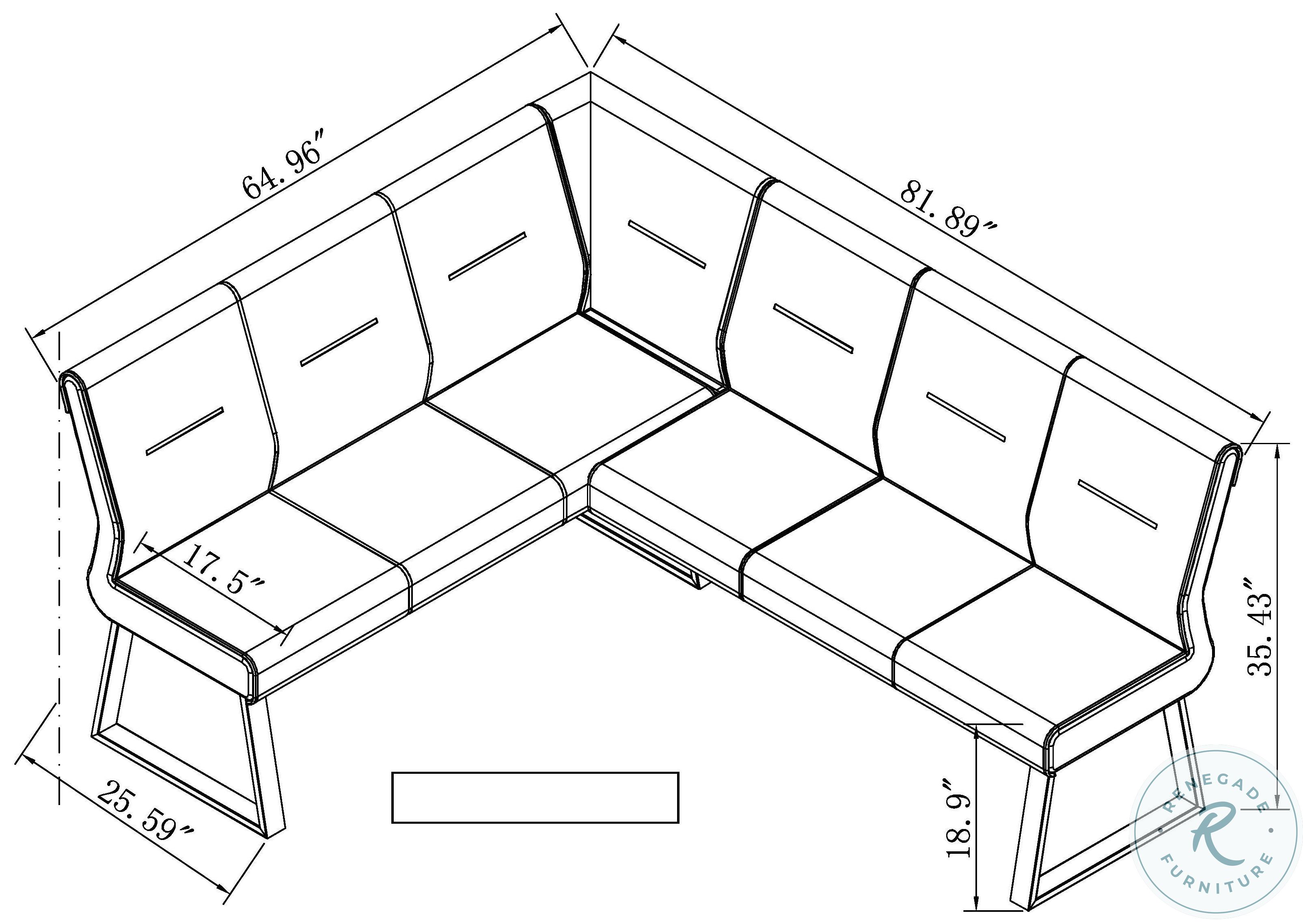 Gwen White Nook Bench