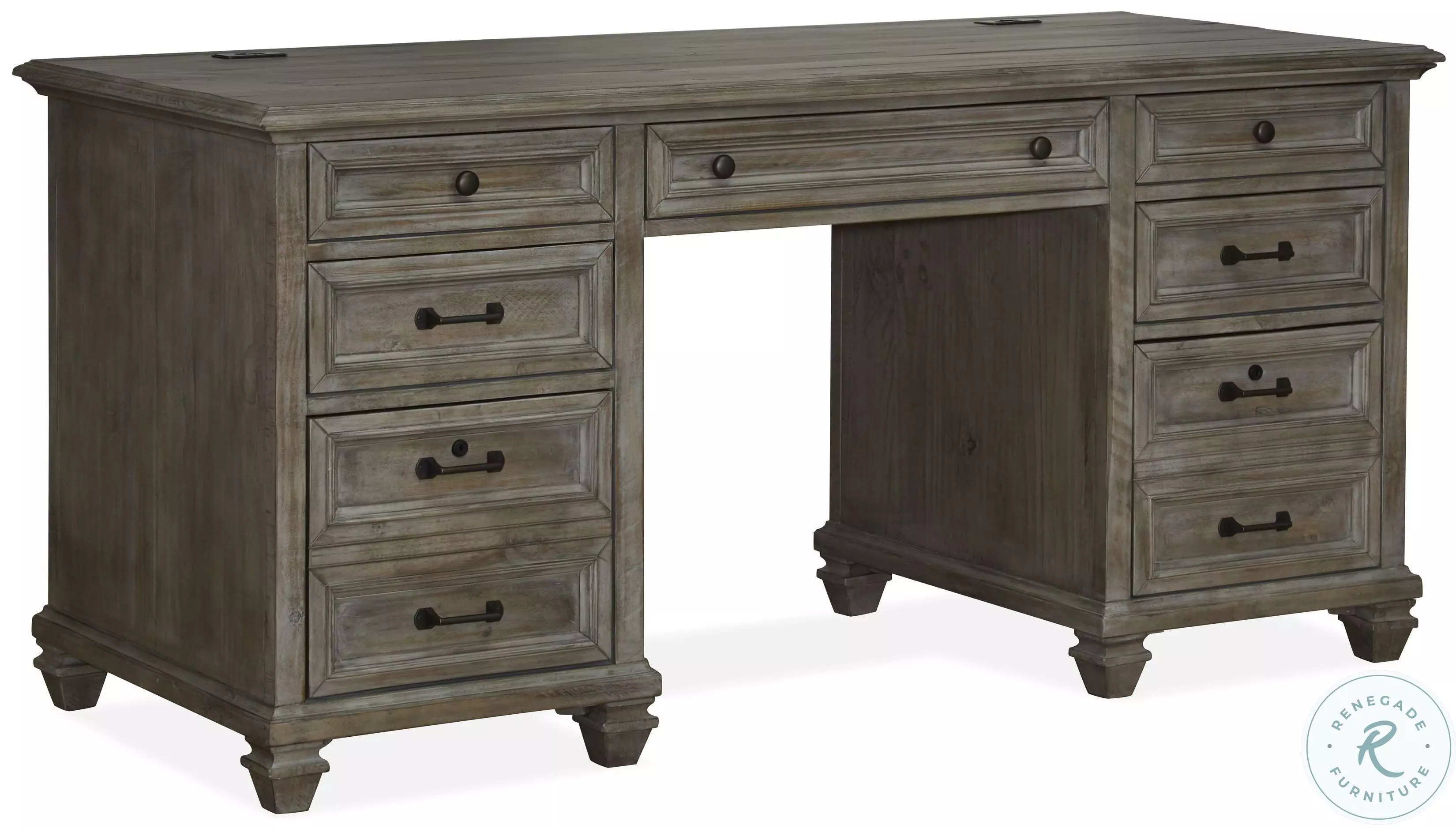 Lancaster Dove Tail Grey Executive Desk from Magnussen Home