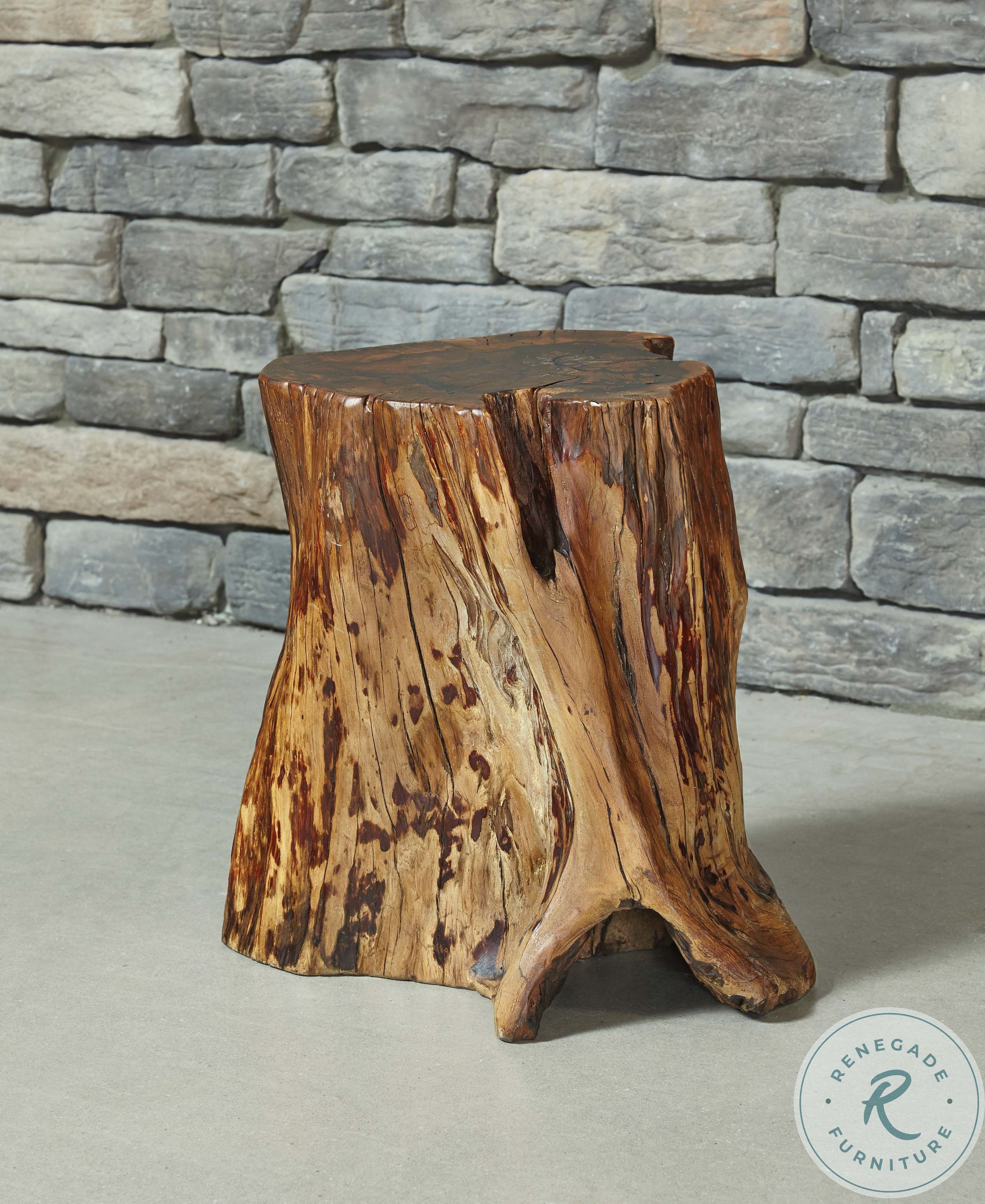 Hidden Treasures Tree Trunk Accent Table from Hammary (090773) Coleman Furniture