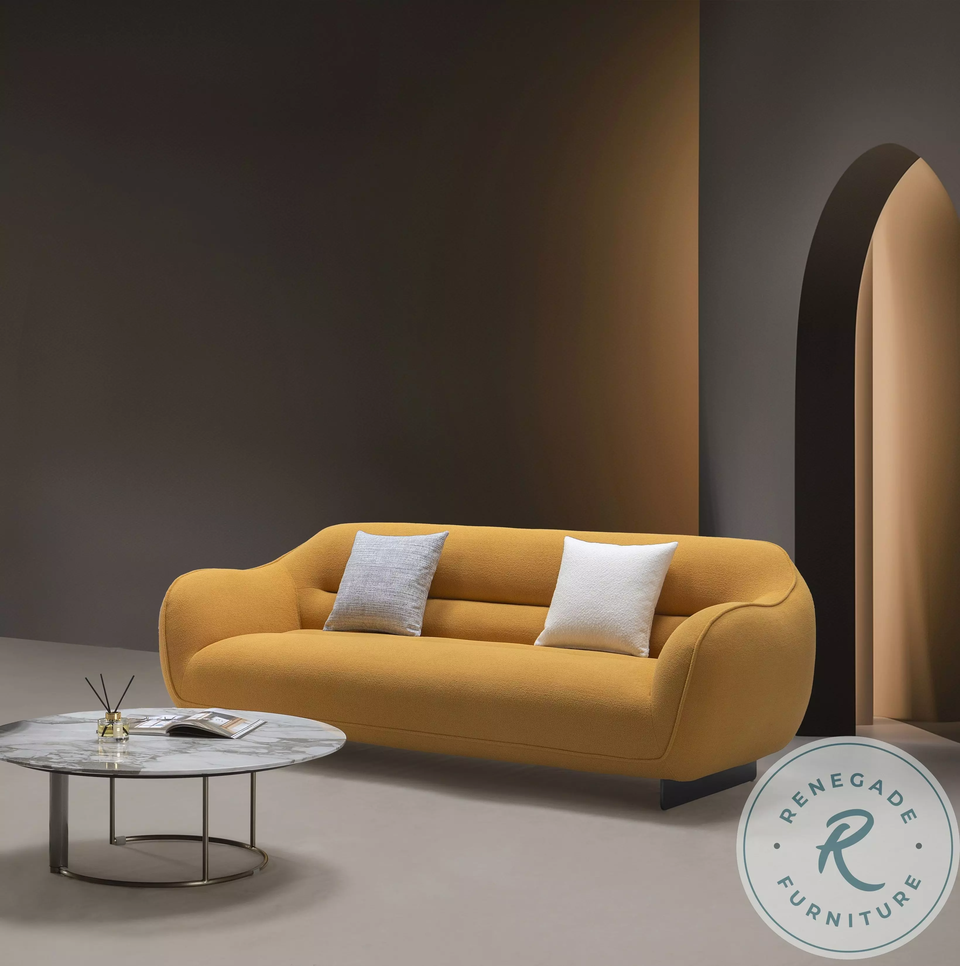 HF5009 Yellow Sofa From JNM | Coleman Furniture