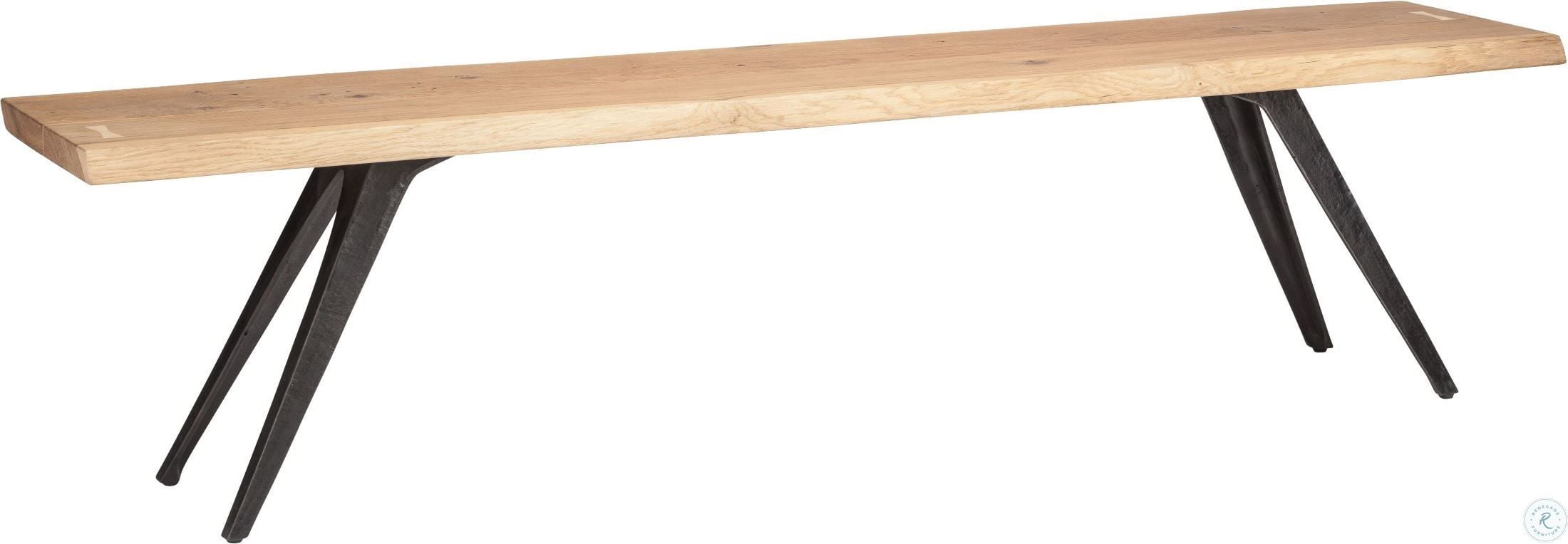 Vega Seared Wood Dining Bench, HGSR354, Nuevo