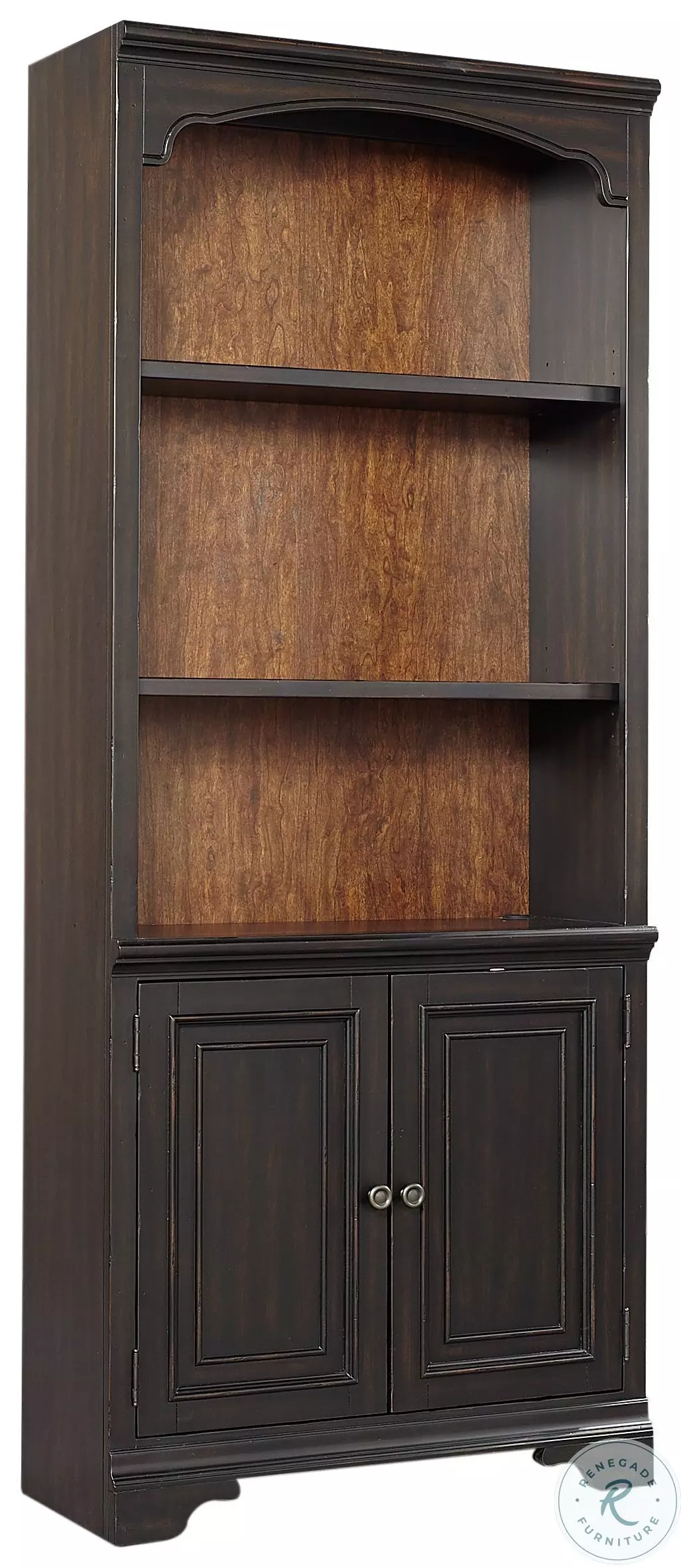Hackberry Bookcase Hampton Black Cherry Door Bookcase From Home Gallery Stores | Home ...