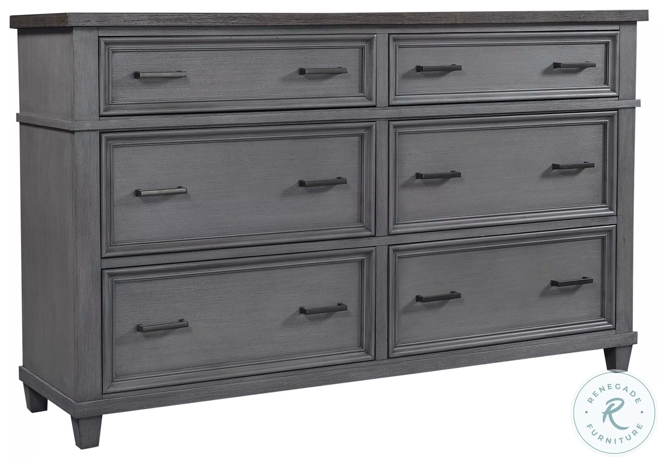 evolur madison double dresser weathered grey Madison Dresser - Luxury 6 Drawer Dresser