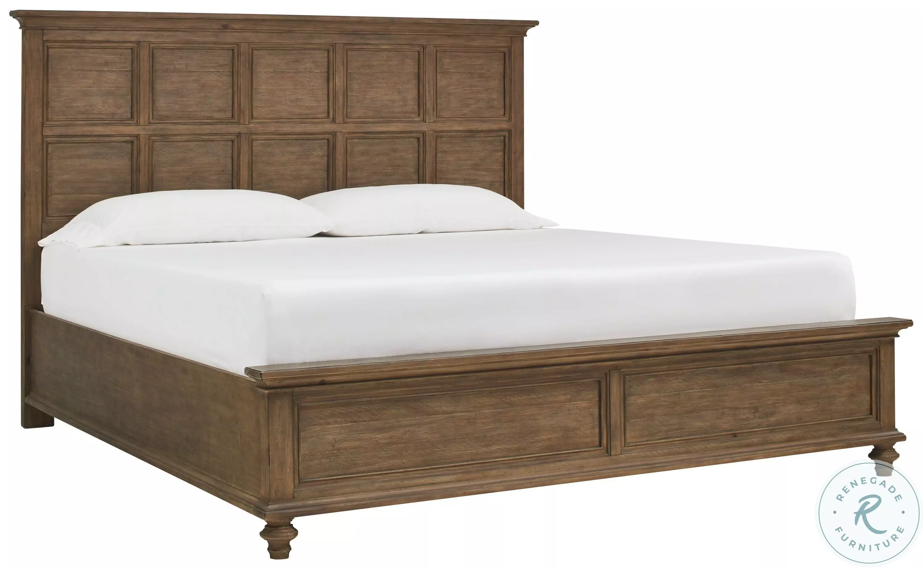 ニュースキン Hensley Honey King Panel Bed From Home Gallery Stores | Home